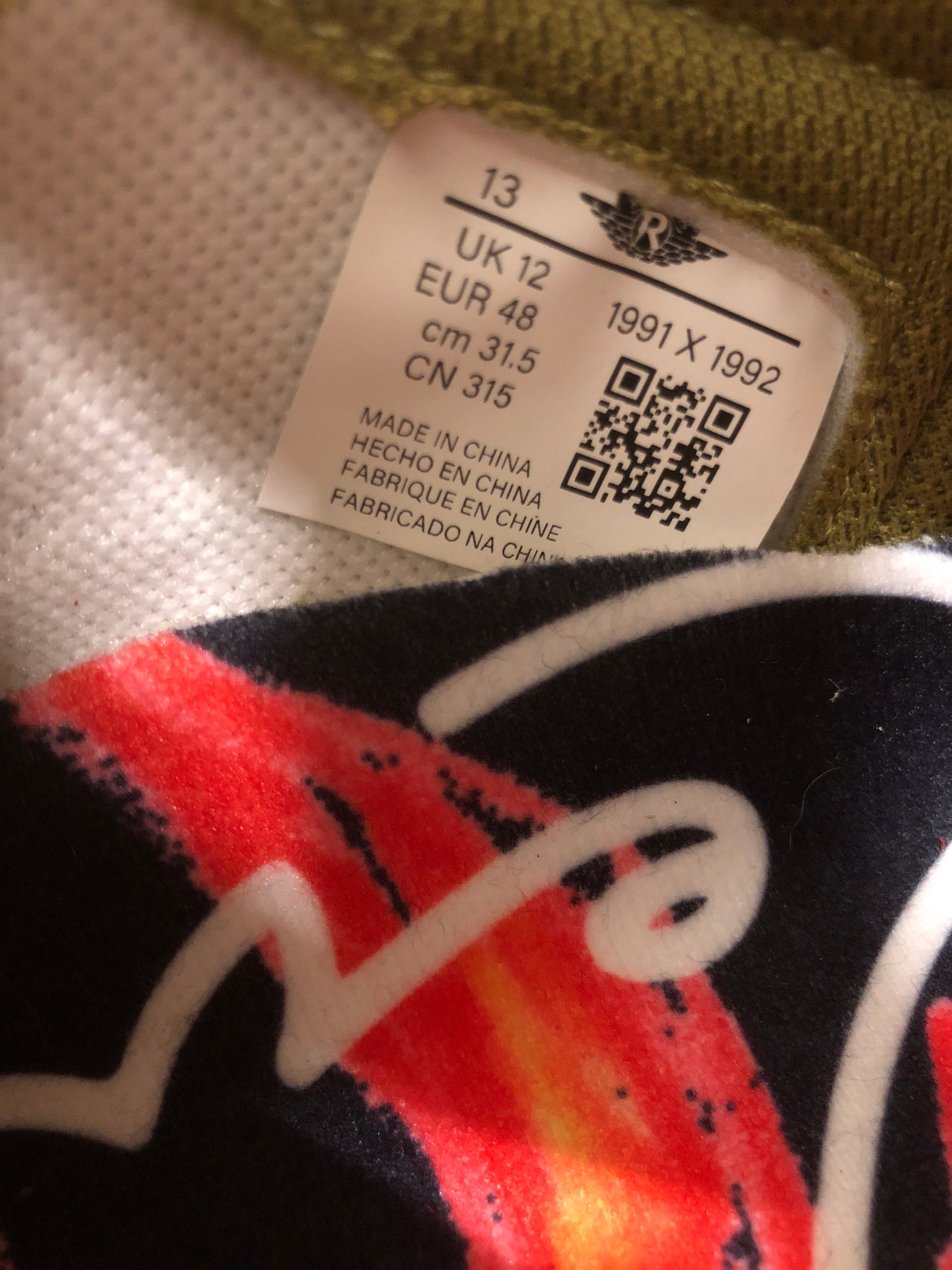 KOOL KIY/Hi-Sneakers/US 13/MLT/GREEN ORANGE BROWN view 5