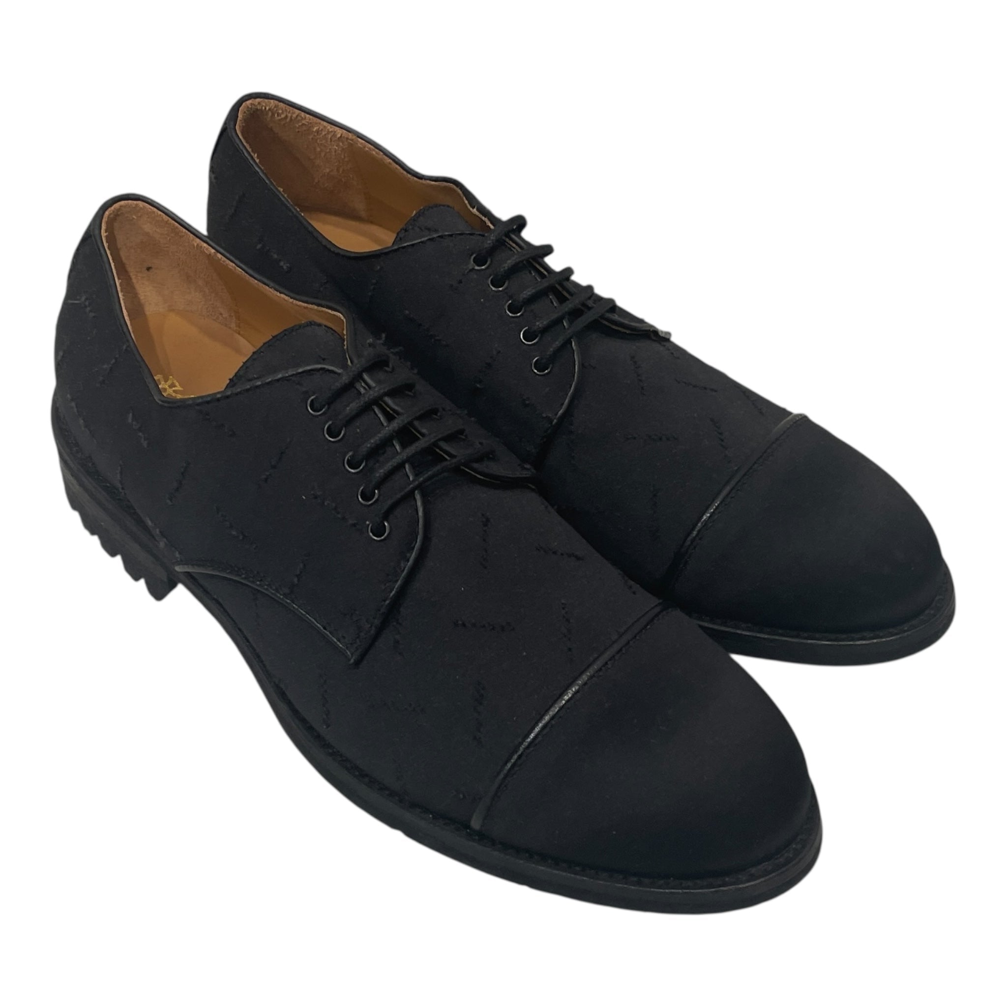 Vivienne Westwood/Dress Shoes/EU 39/Nylon/BLK/ALL OVER LINE EMBRIODERY view 1