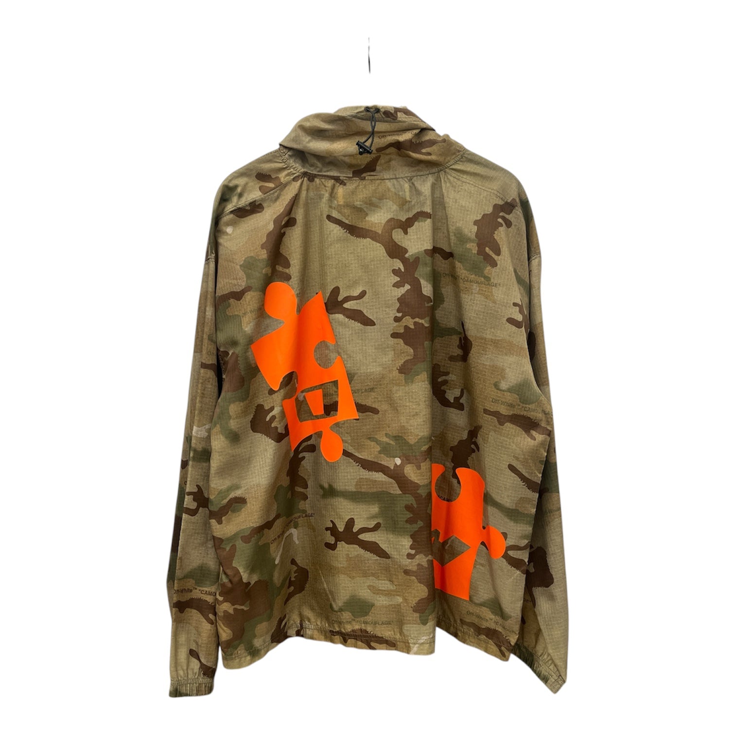 OFF-WHITE/Windbreaker/L/Nylon/GRN/Camouflage/Camo Windbreaker view 2