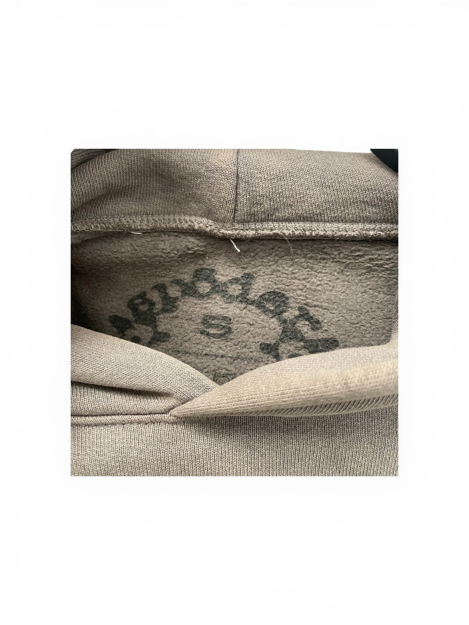 Sp5der/Hoodie/S/Cotton/GRY/GREEN PRINT BIG STAR view 3