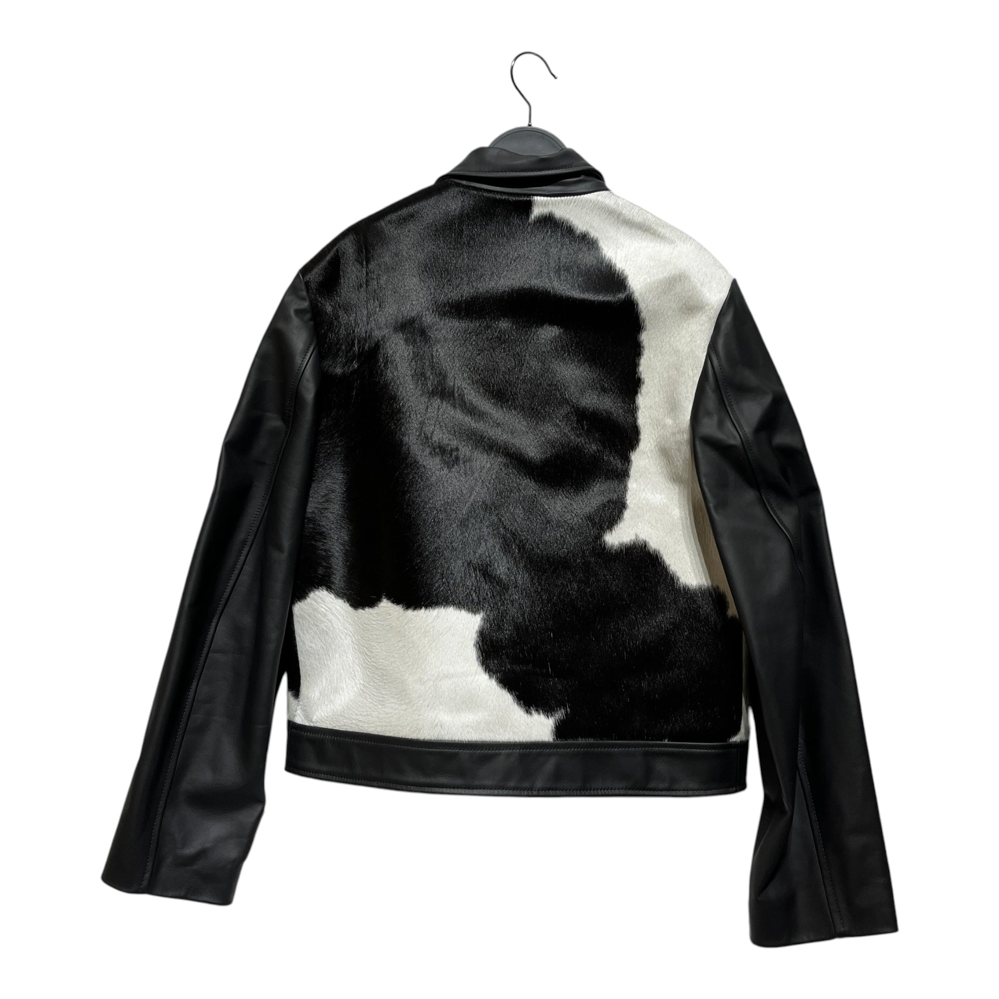 Second/Layer/Leather Jkt/48/Leather/BLK/cowhide jacket view 2