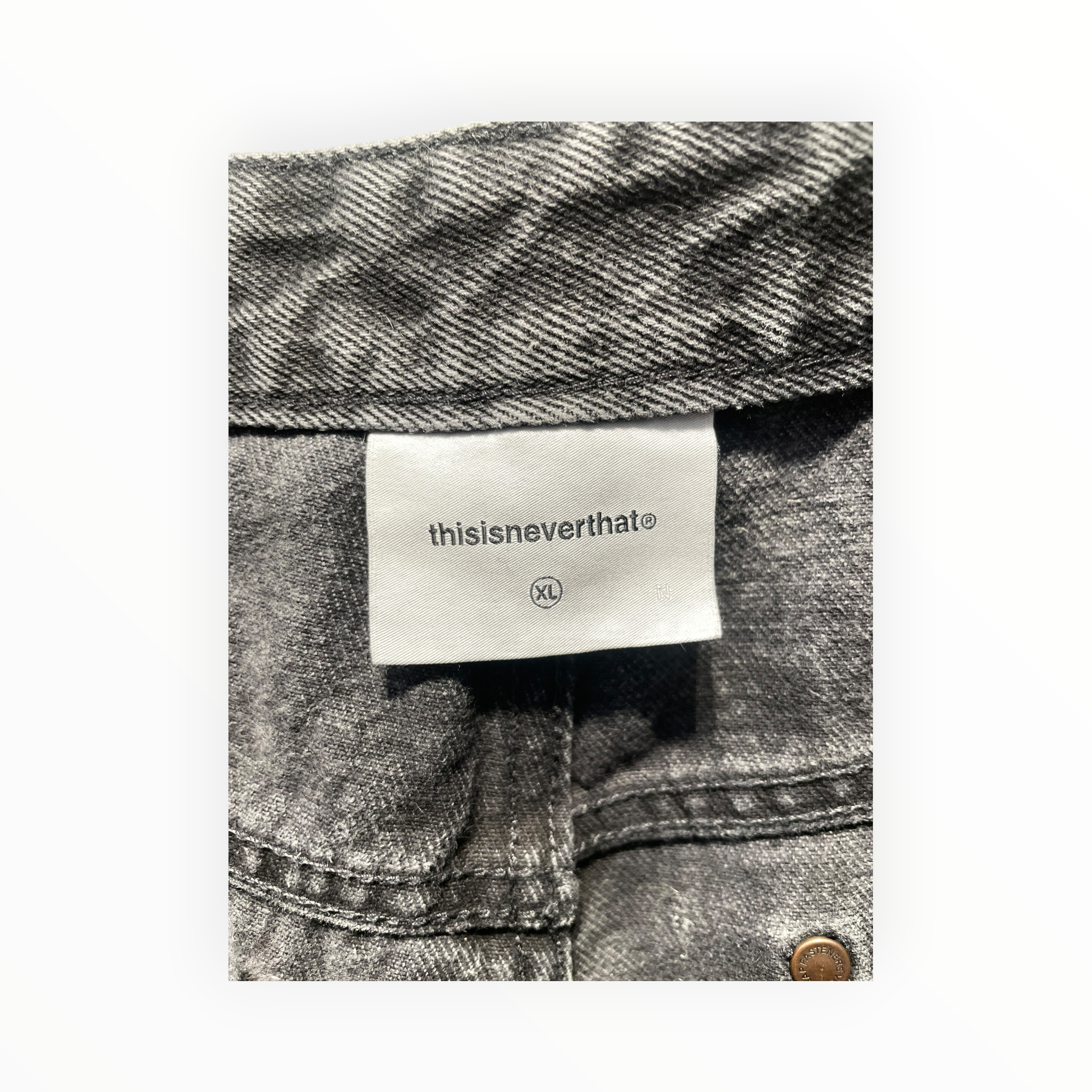thisisneverthat/Straight Pants/XL/Cotton/BLK/DOUBLE KNEE view 3