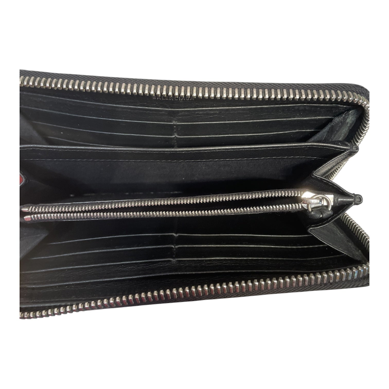 BALENCIAGA/Long Wallet/Leather/BLK/M's/ENVELOPE view 5