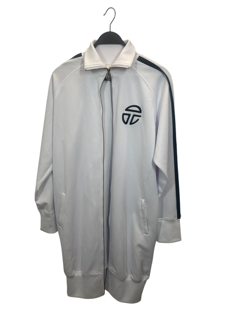 Telfar/Jacket/S/Polyester/WHT/ARM STRIPES