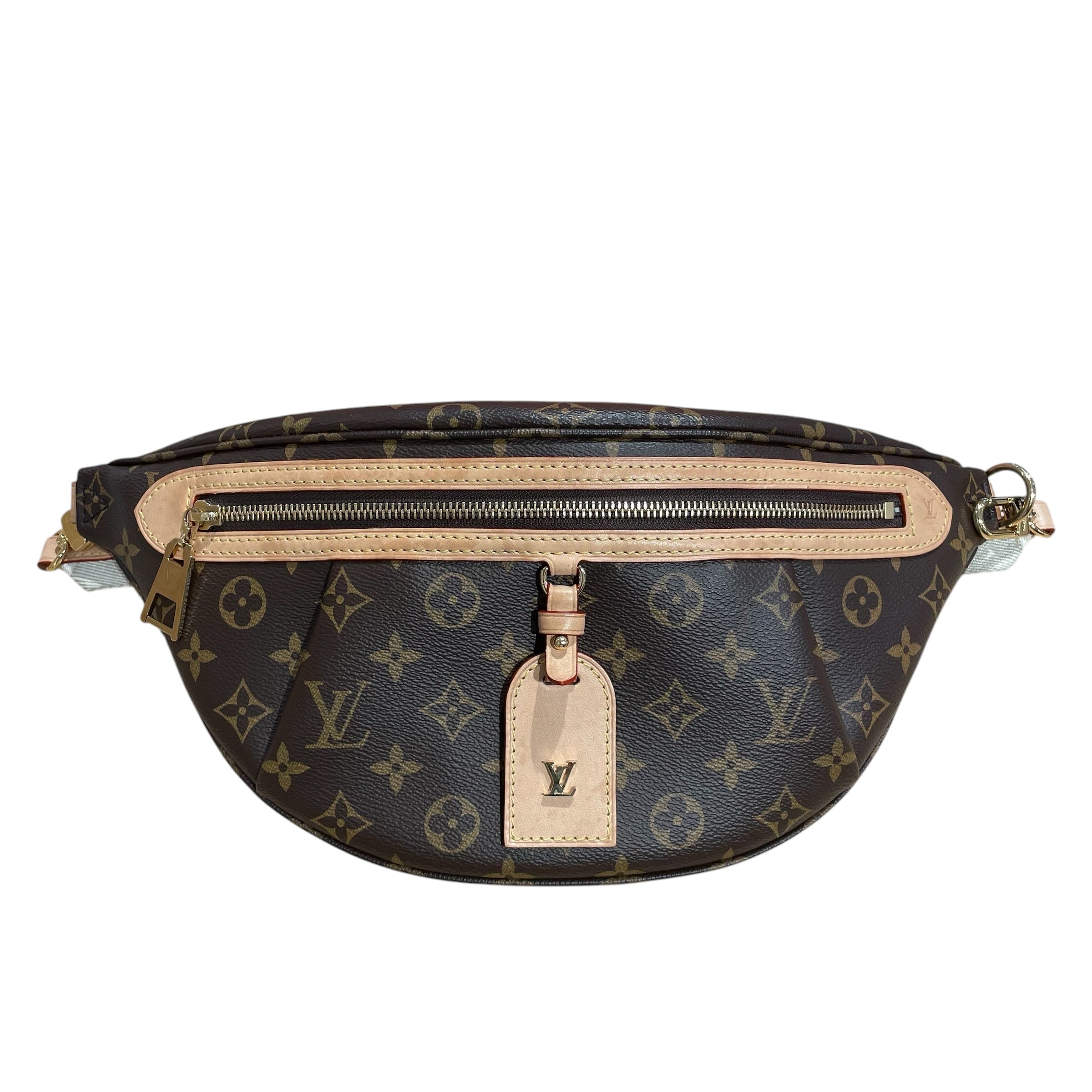 LOUIS VUITTON/Fanny Pack/Monogram/Leather/BRW/HIGH RISE BUMBAG view 3