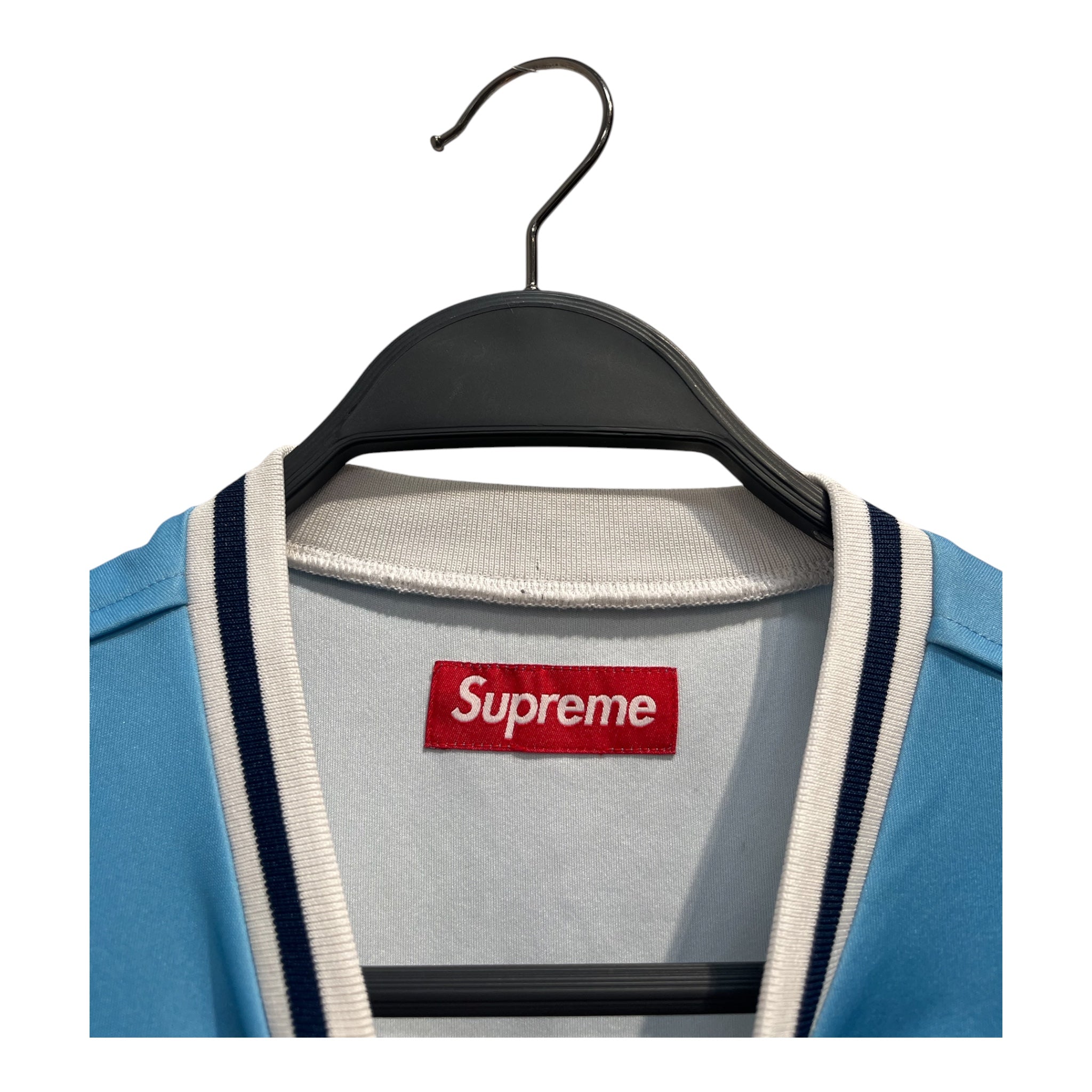 Supreme/T-Shirt/M/Polyester/BLU/Graphic/jersey motion 24 white view 3