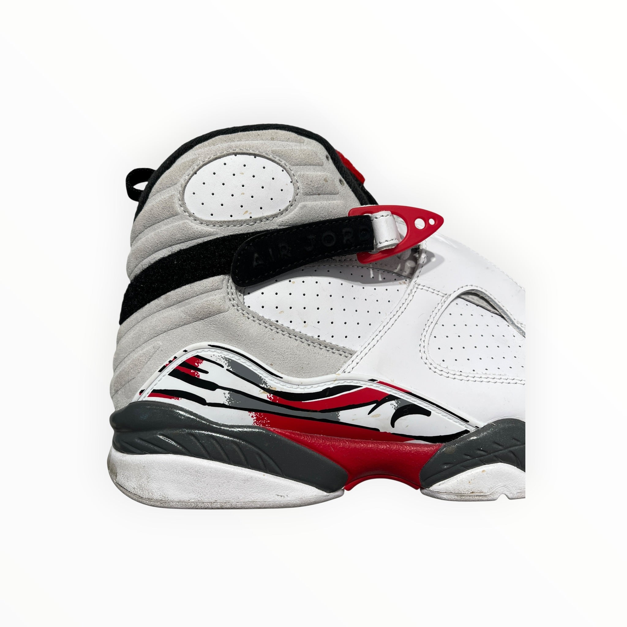 NIKE/Hi-Sneakers/US 10.5/WHT/WHT BLK TRUE RED JORDAN 8 view 4