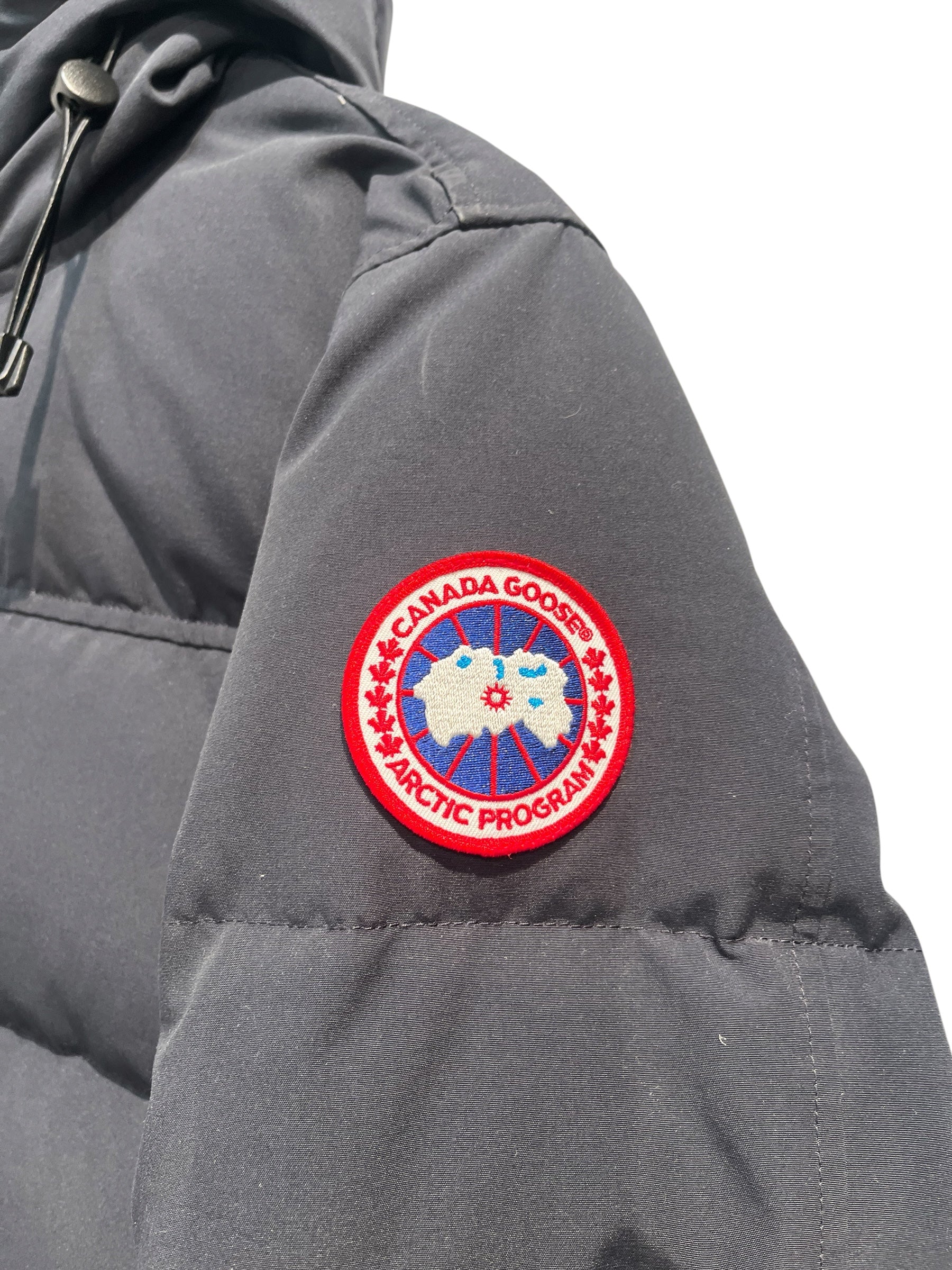 CANADA GOOSE/Puffer Jkt/M/BLK/SHOULDER LOGO RED view 5