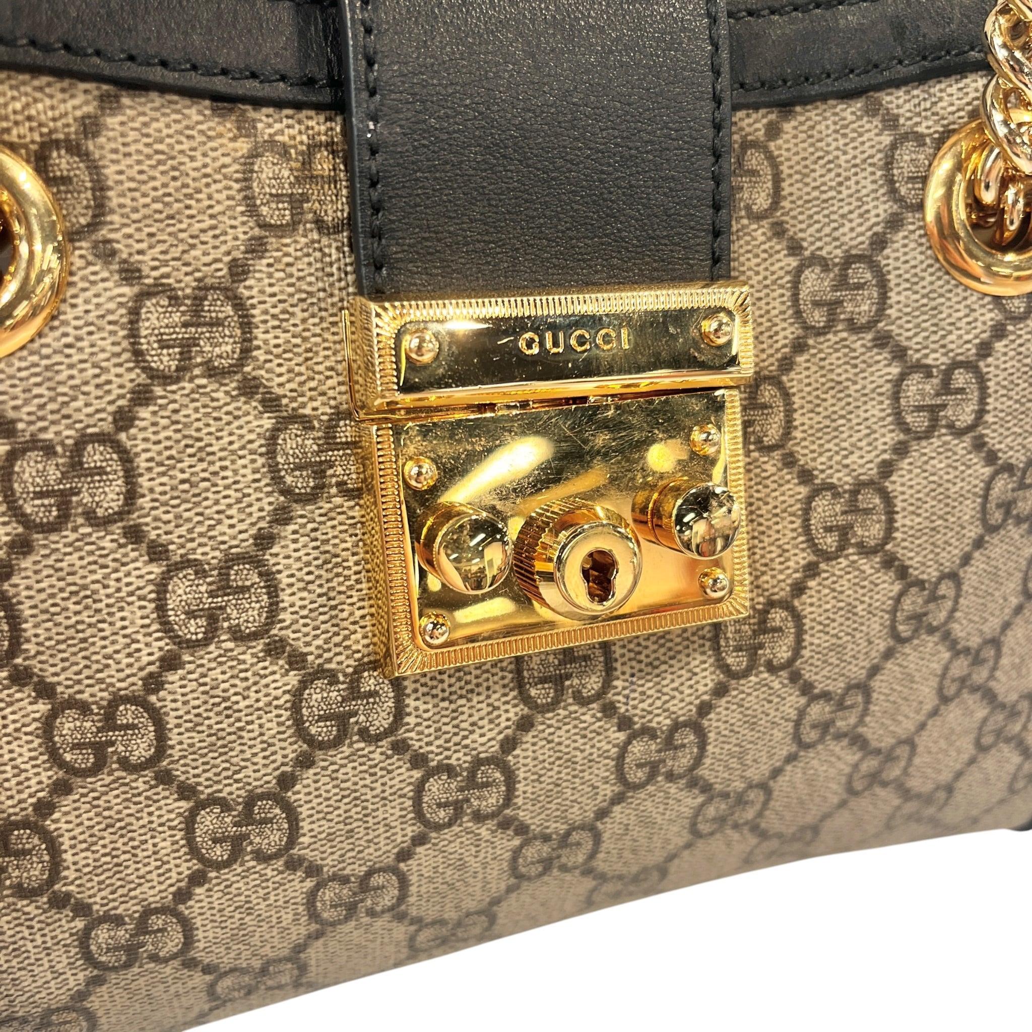 GUCCI/Bag/Monogram/BEG/PADLOCK GG MARMONT SHOULDERBAG view 7