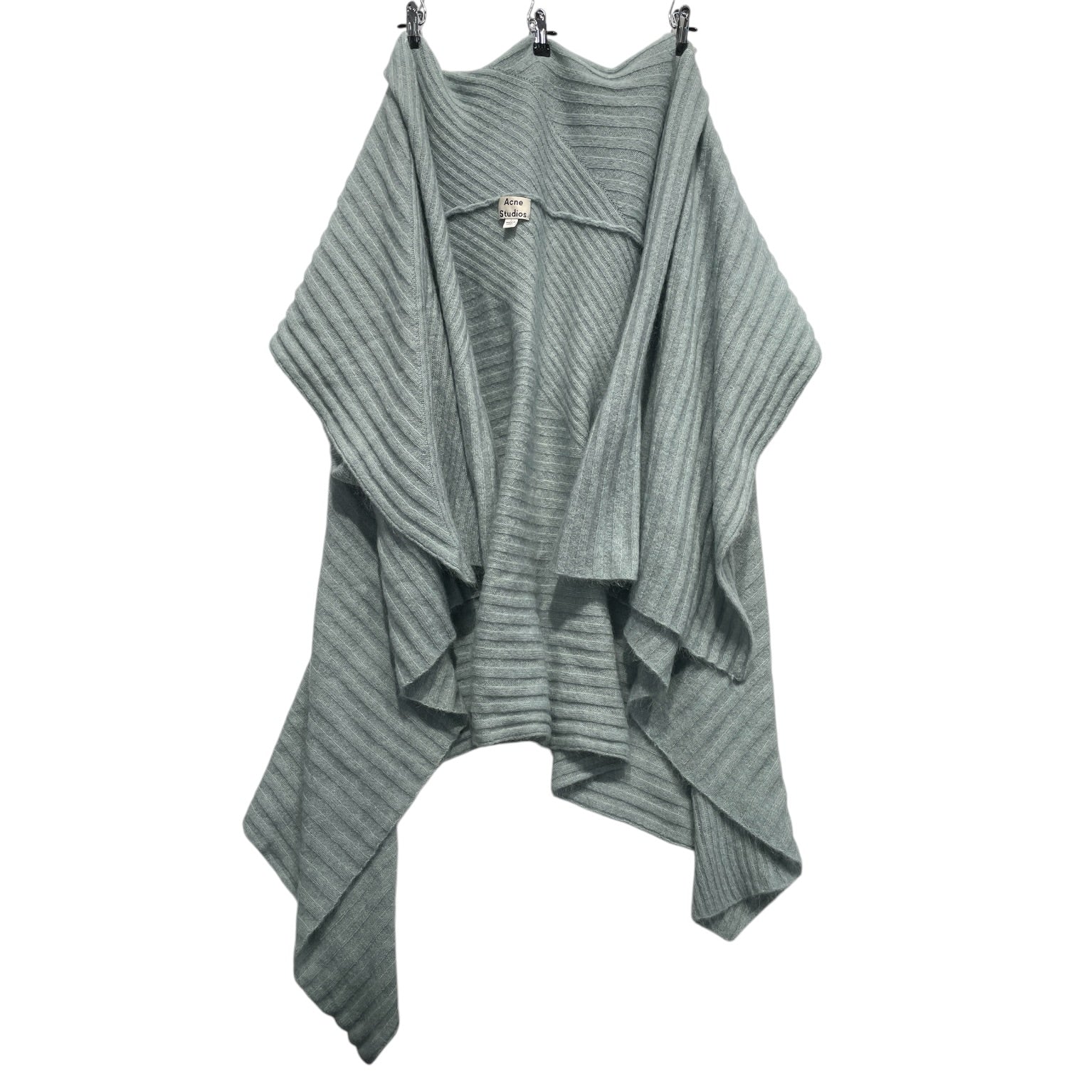 Acne Studios/Heavy Cardigan/Alan Ribbed Knit Draped Wrap view 1