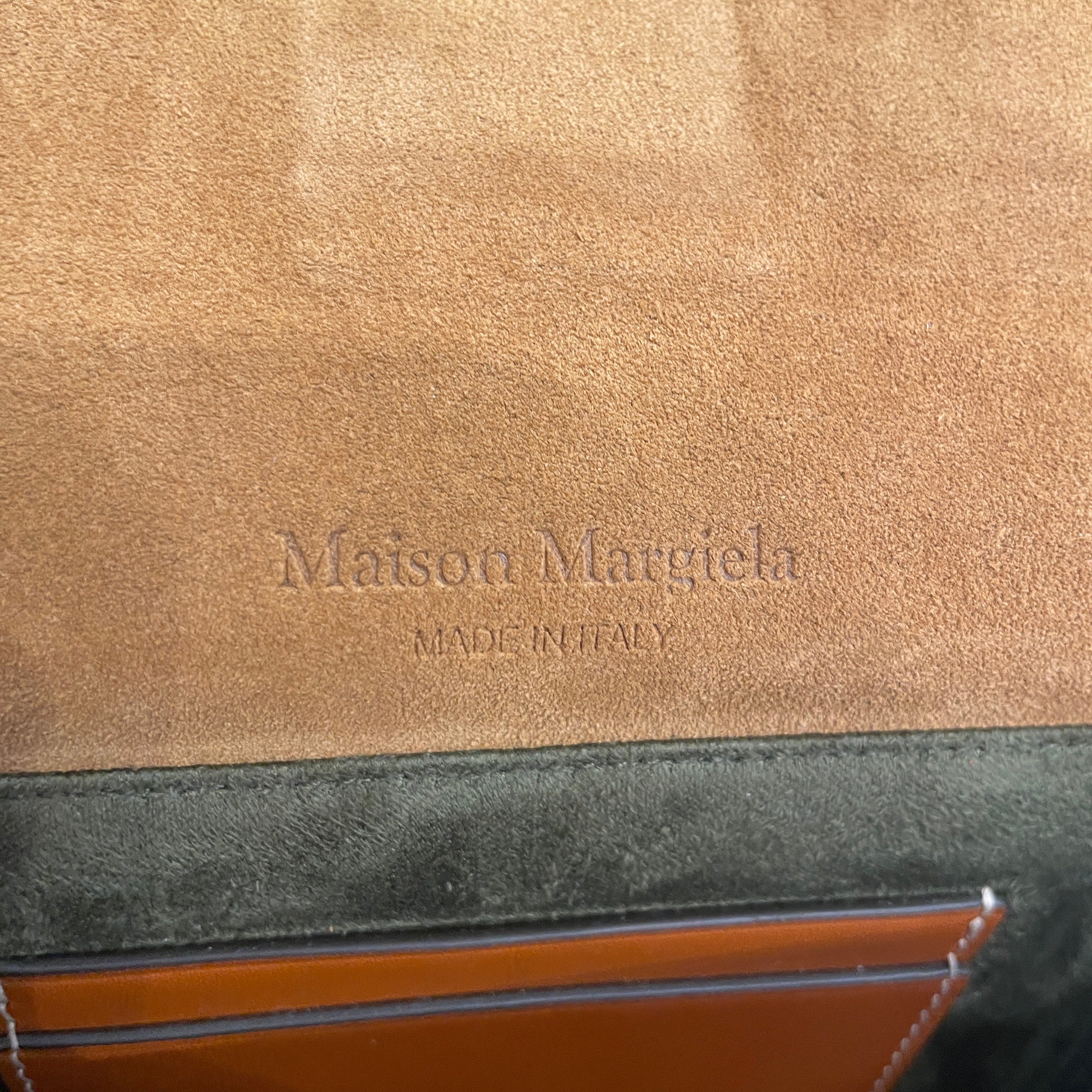 Maison Margiela/Hand Bag/Houndstooth Check/Leather/CML/DOUBLE SIDE IN USE BAG view 8