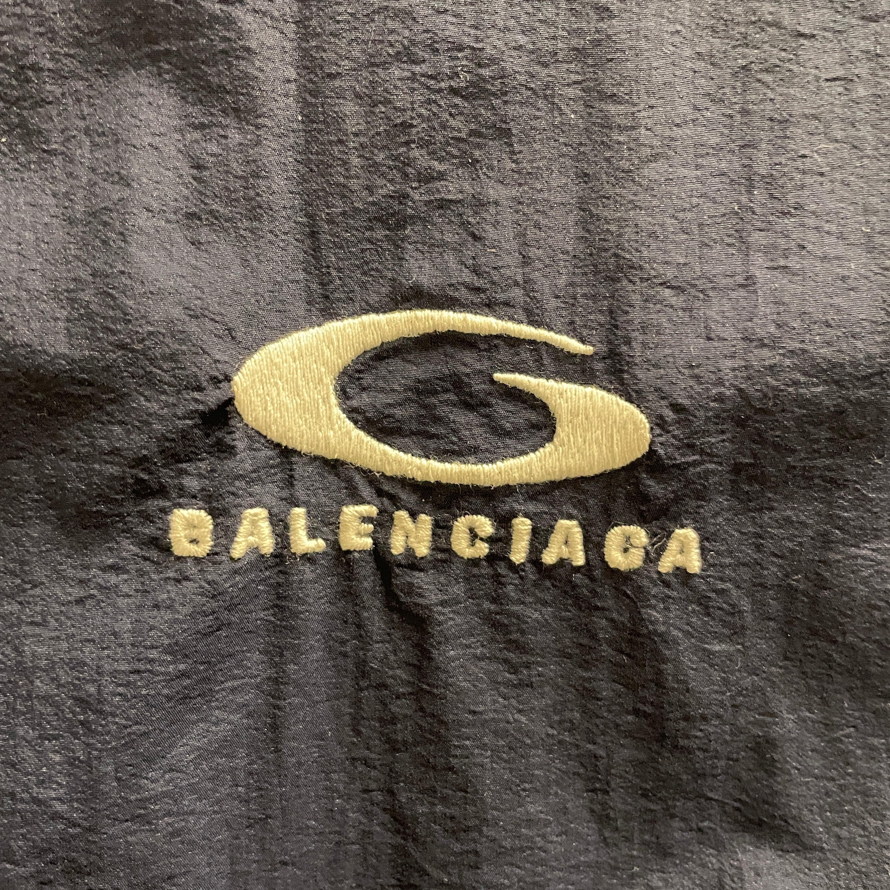 BALENCIAGA/Windbreaker/L/Nylon/NVY/TRACK JACKET view 3