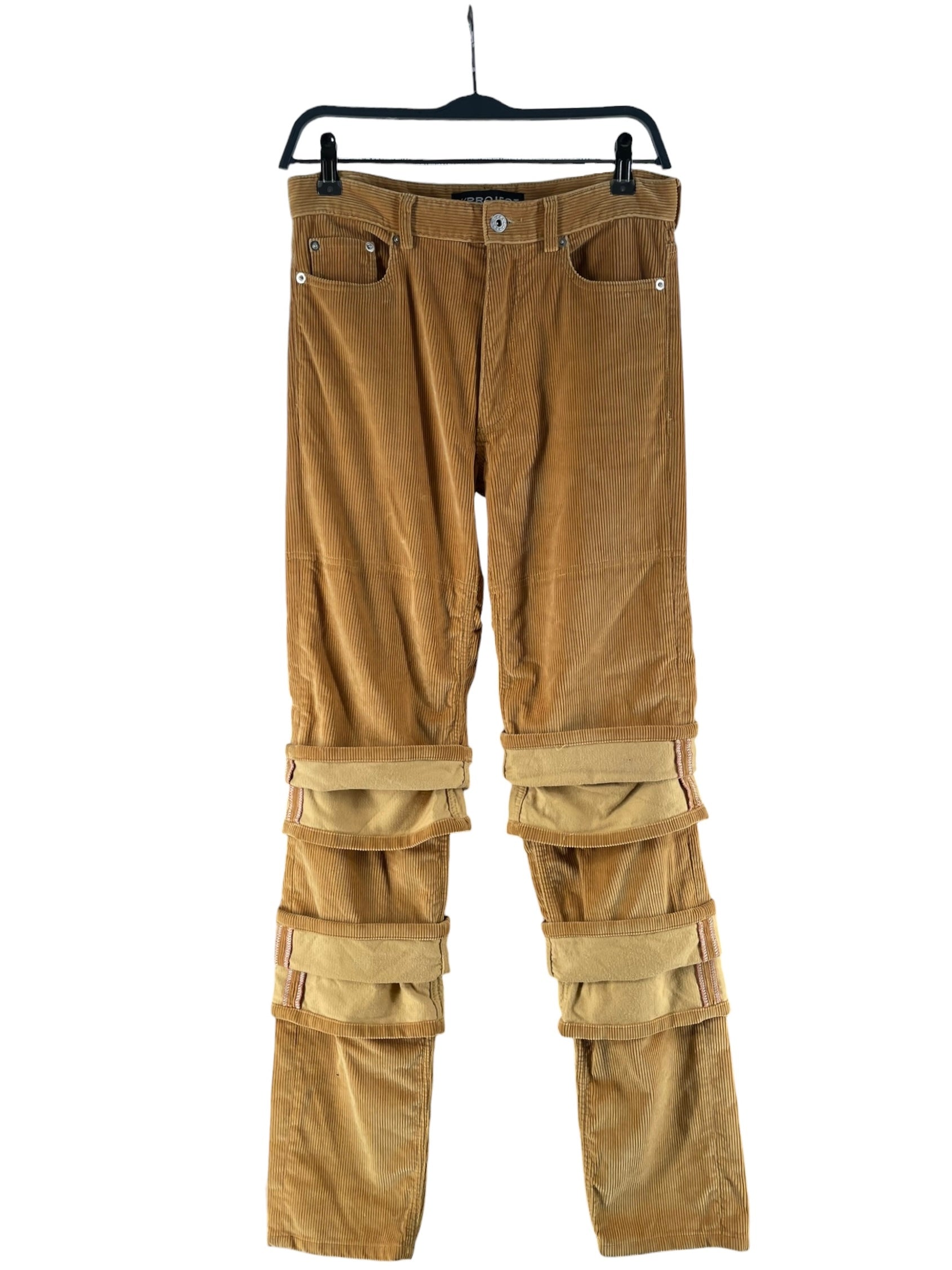 Y/PROJECT/Pants/XS/Cotton/CML/CORDUROY MULTI CUFF PANTS view 1