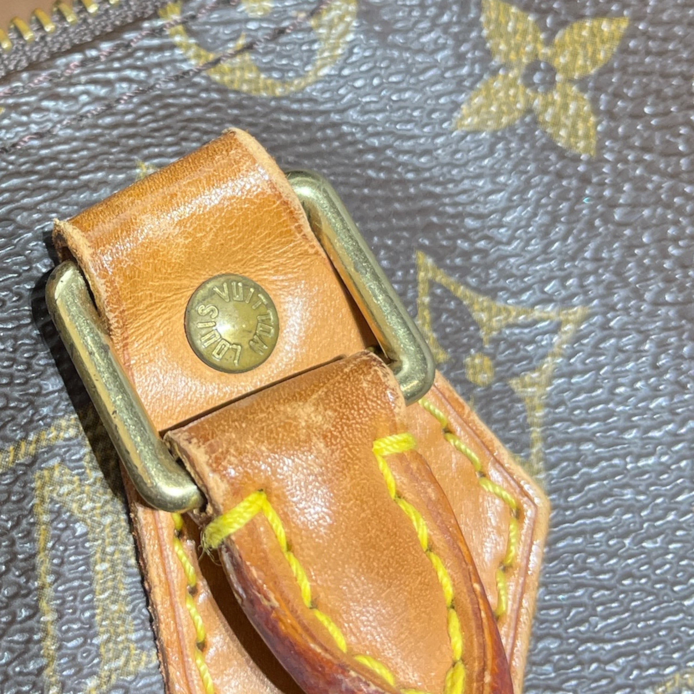 LOUIS VUITTON/Bag/Monogram/Leather/BRW/SPPEDY view 7