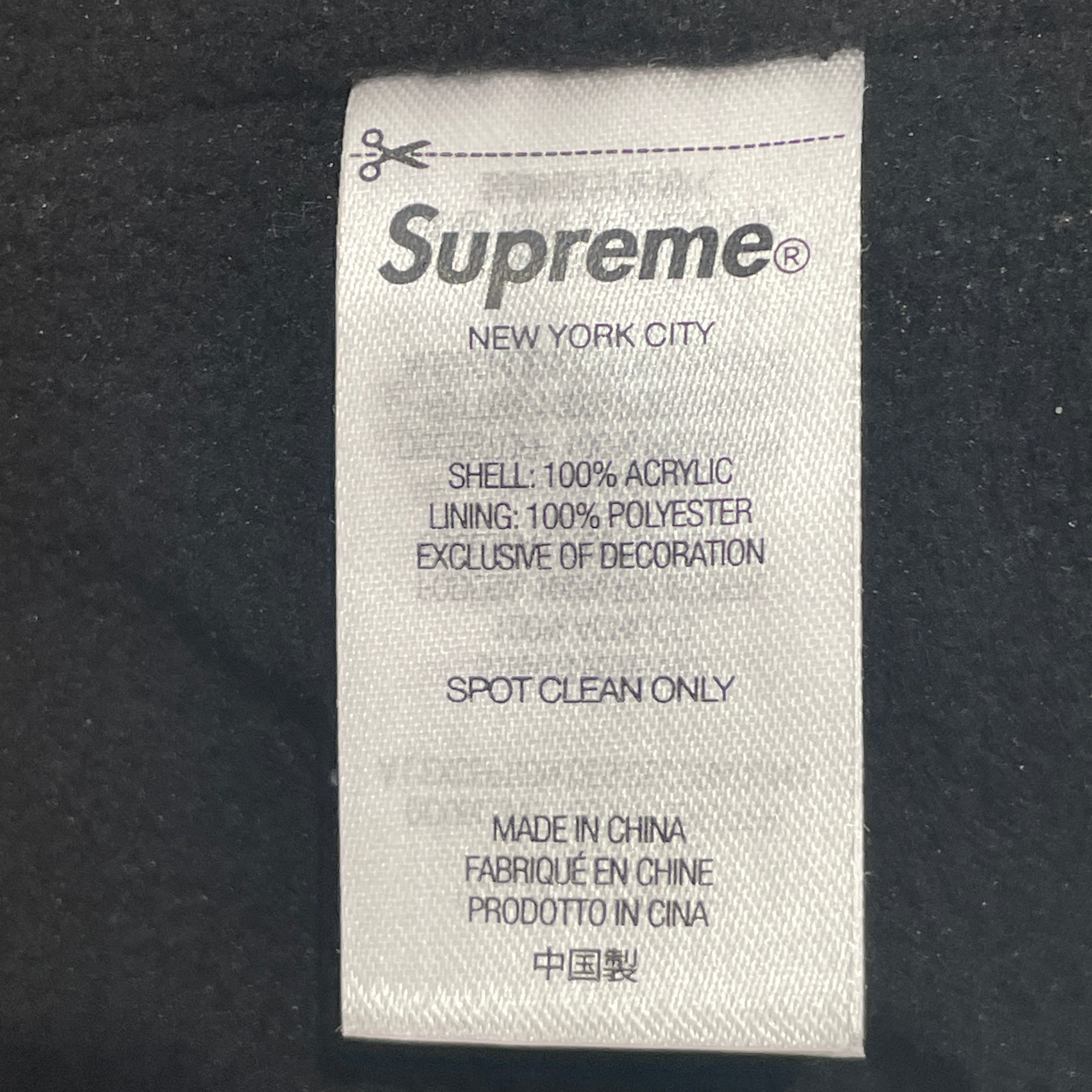 Supreme/Beanie/OS/Graphic/Acrylic/BLK/Felt Applique Earflap F/W 2025 view 5