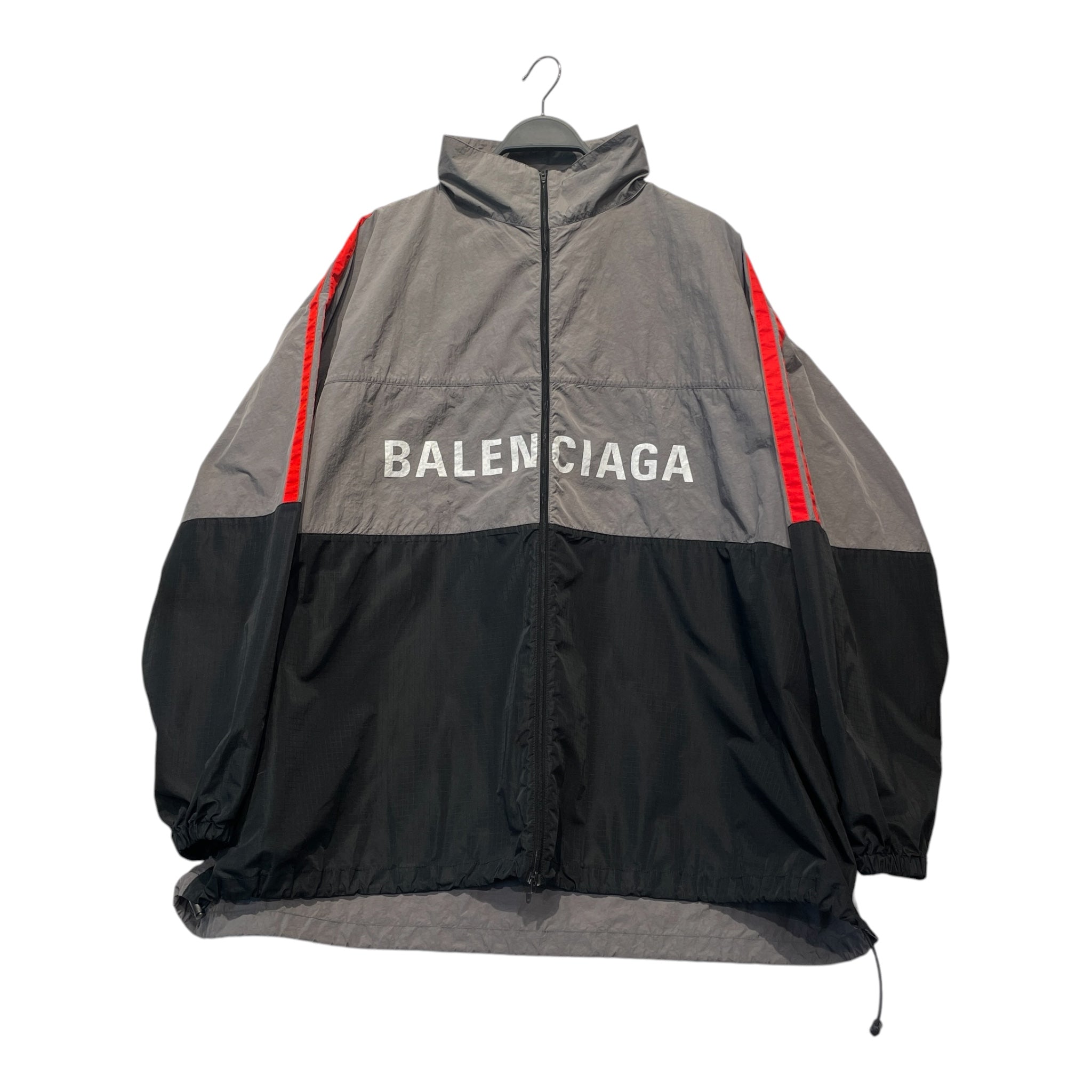 BALENCIAGA/Windbreaker/48/Nylon/GRY/COLORBLOCK view 1