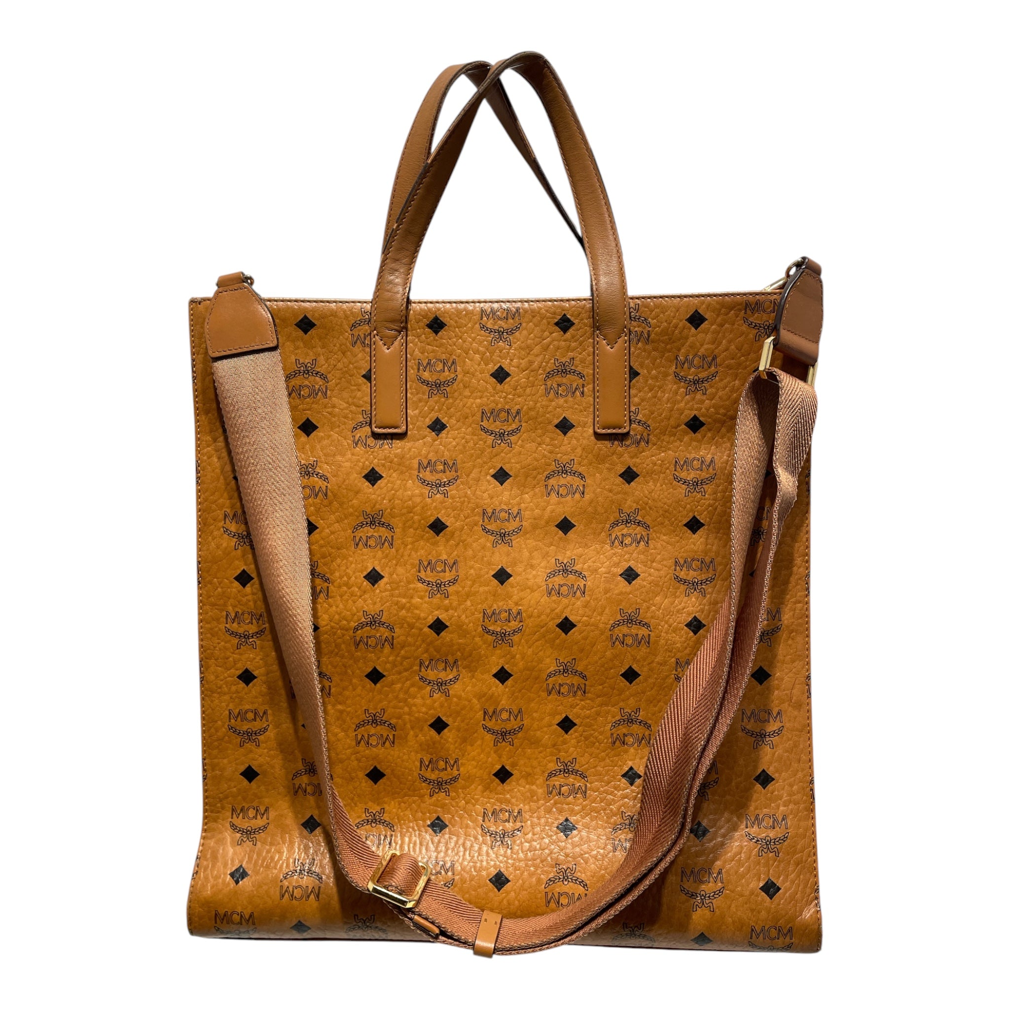 MCM/Tote Bag/Monogram/CML/Visetos Long Tote view 2