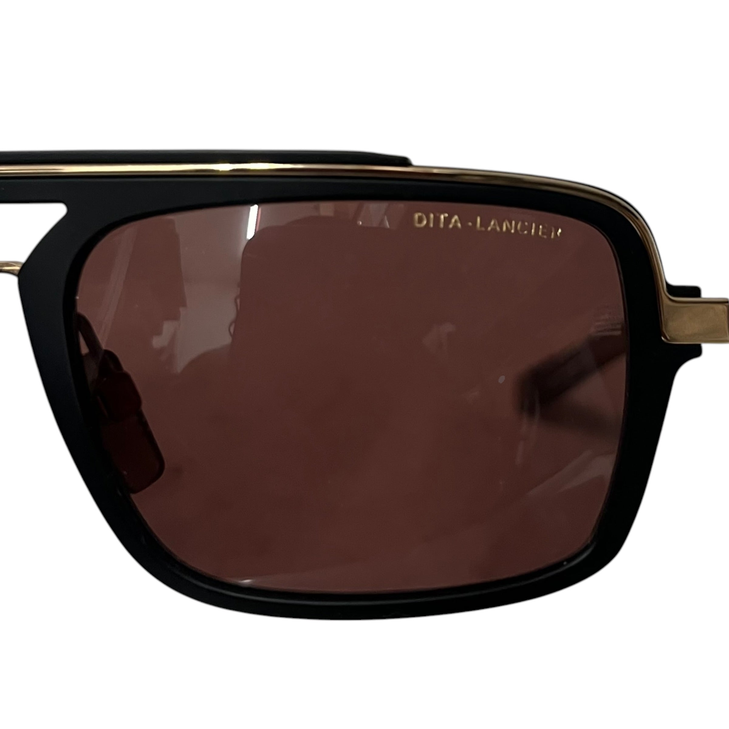 DITA/Sunglasses/Celluloid/BLK/dita lancier orange tint view 3