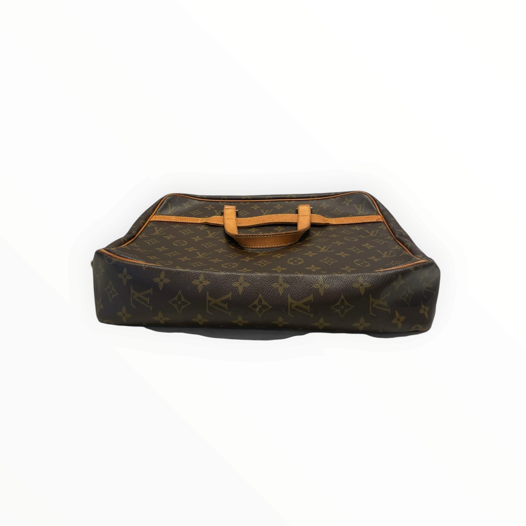 LOUIS VUITTON/Bag/Leather/BRW/Mono Porte-Doc Pegase view 3