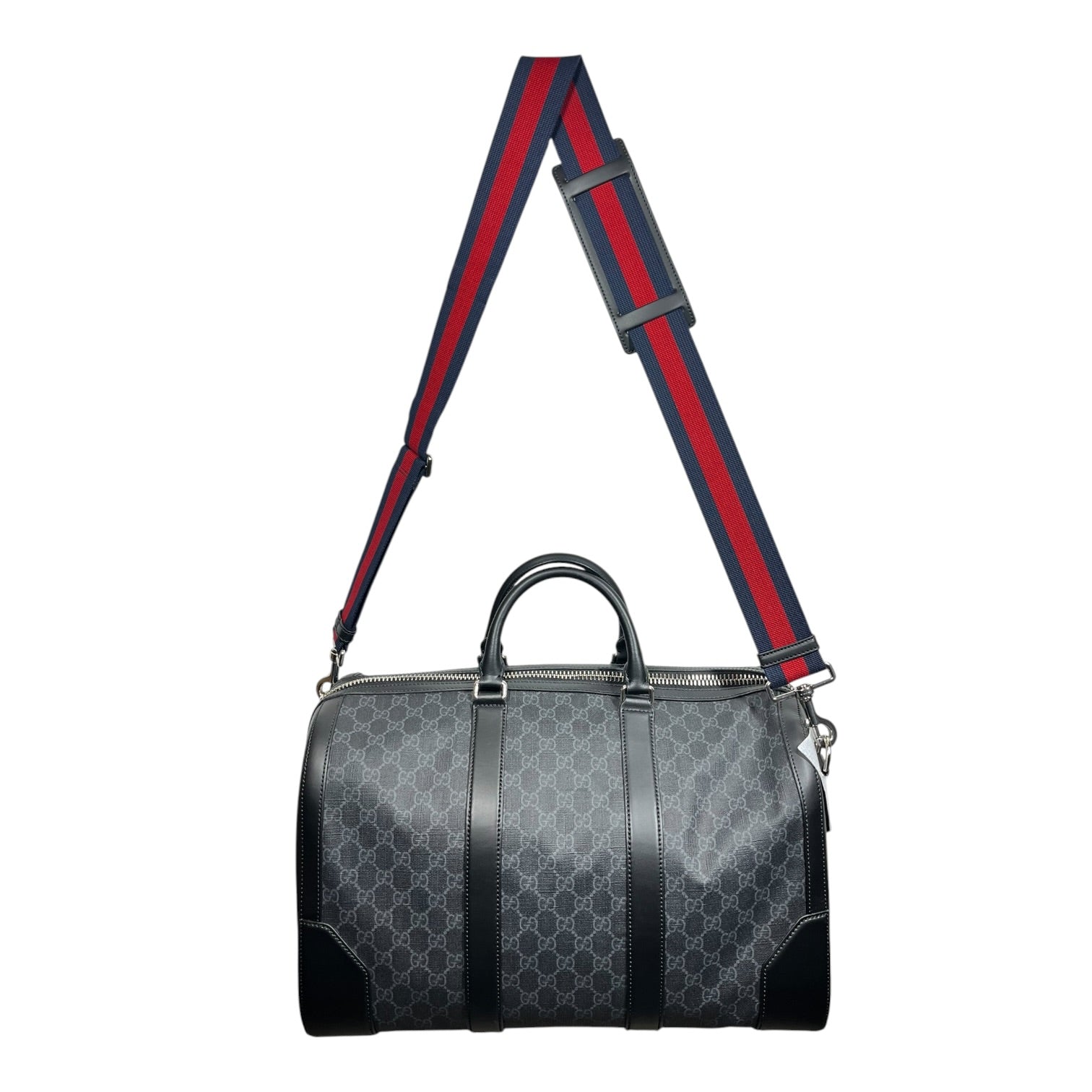 GUCCI/Bag/Monogram/Leather/BLK/GG SUPREME DUFFLE BAG view 2