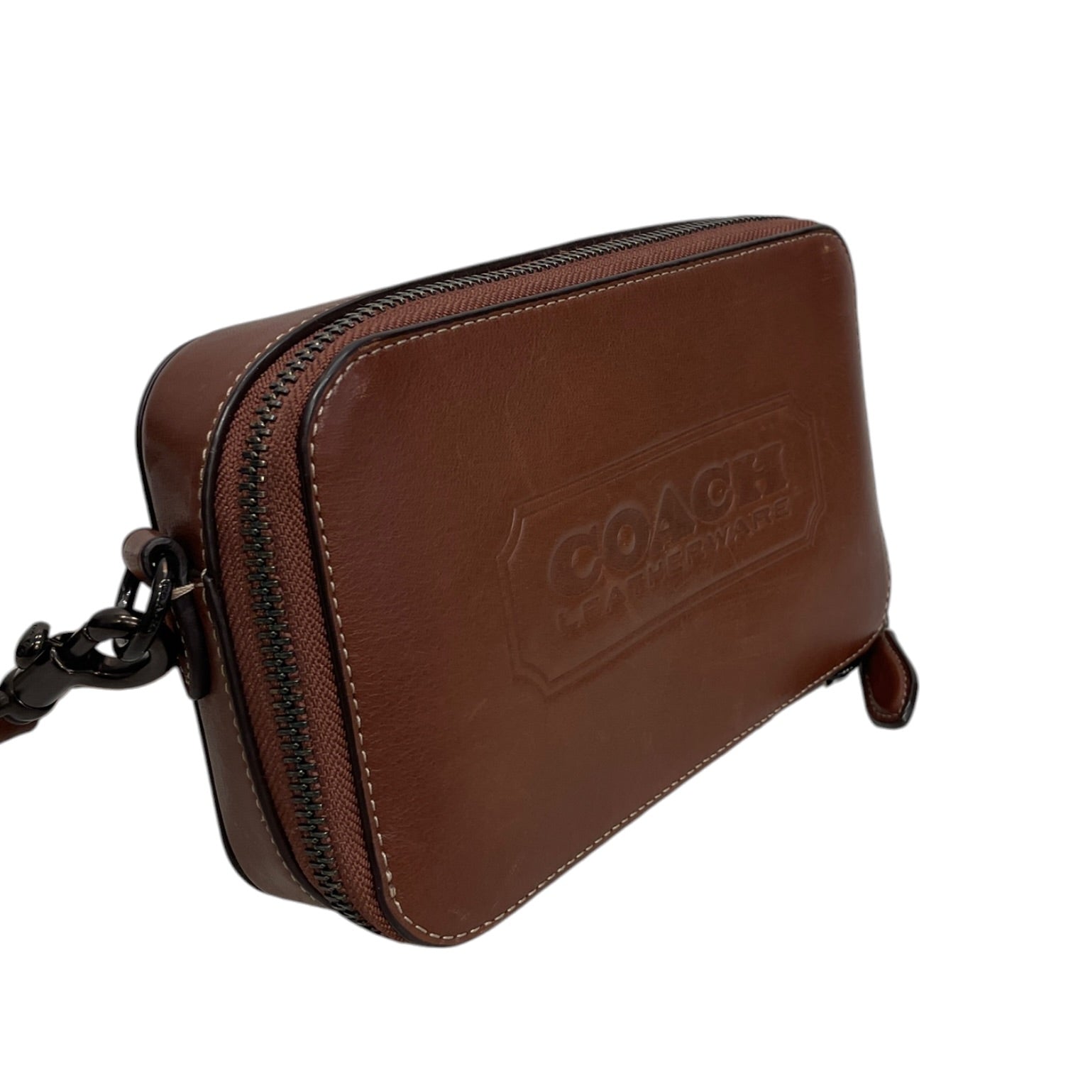 COACH/Cross Body Bag/Leather/BRW/CROSSBODY W COIN PURSE ATCHM view 6