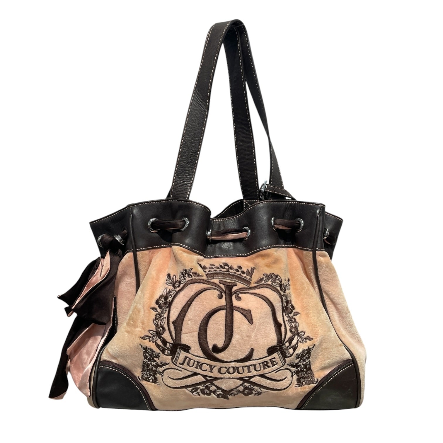 JUICY COUTURE/Hand Bag/Cotton/PNK/Velour Daydreamer Y2K Bag view 1