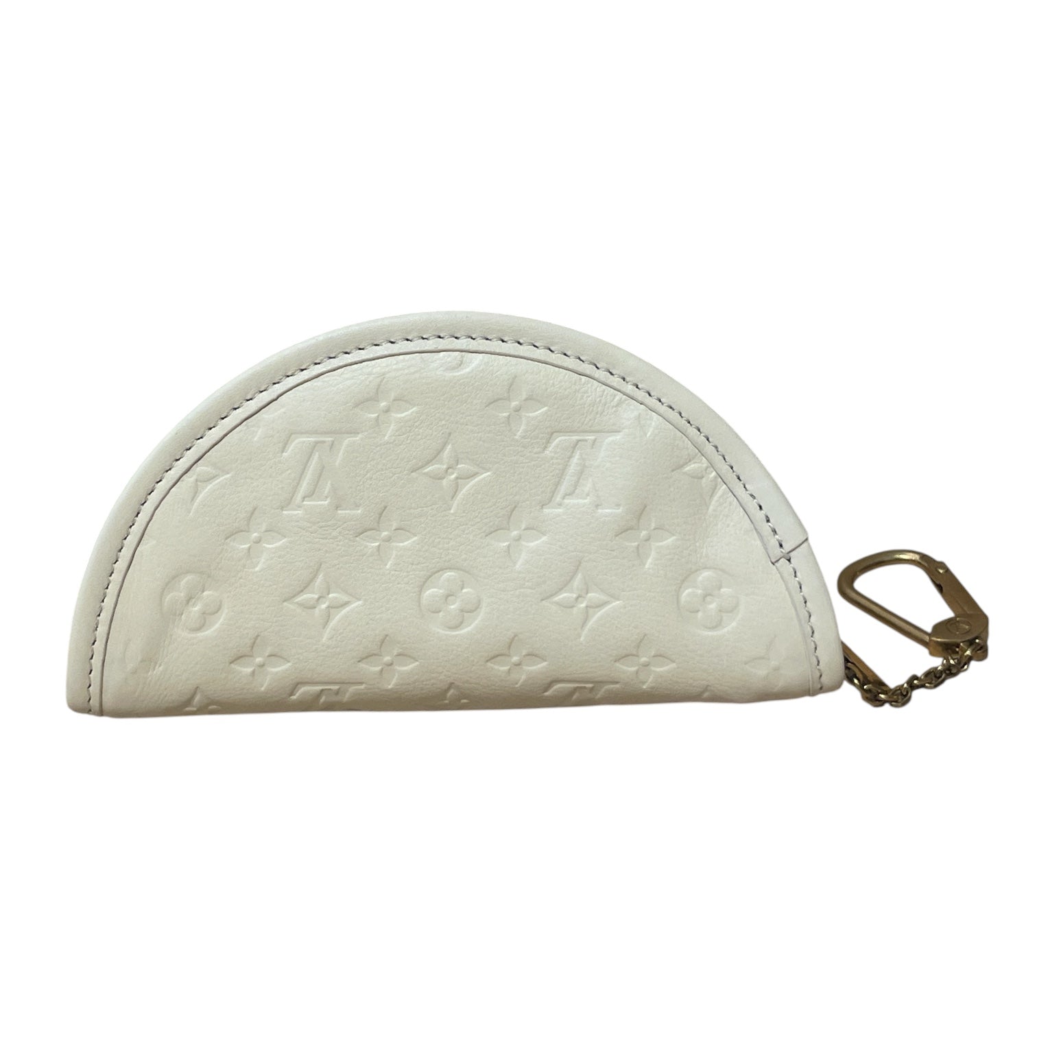 LOUIS VUITTON/Pouch/Monogram/Leather/CRM/GYOZA POUCH view 2