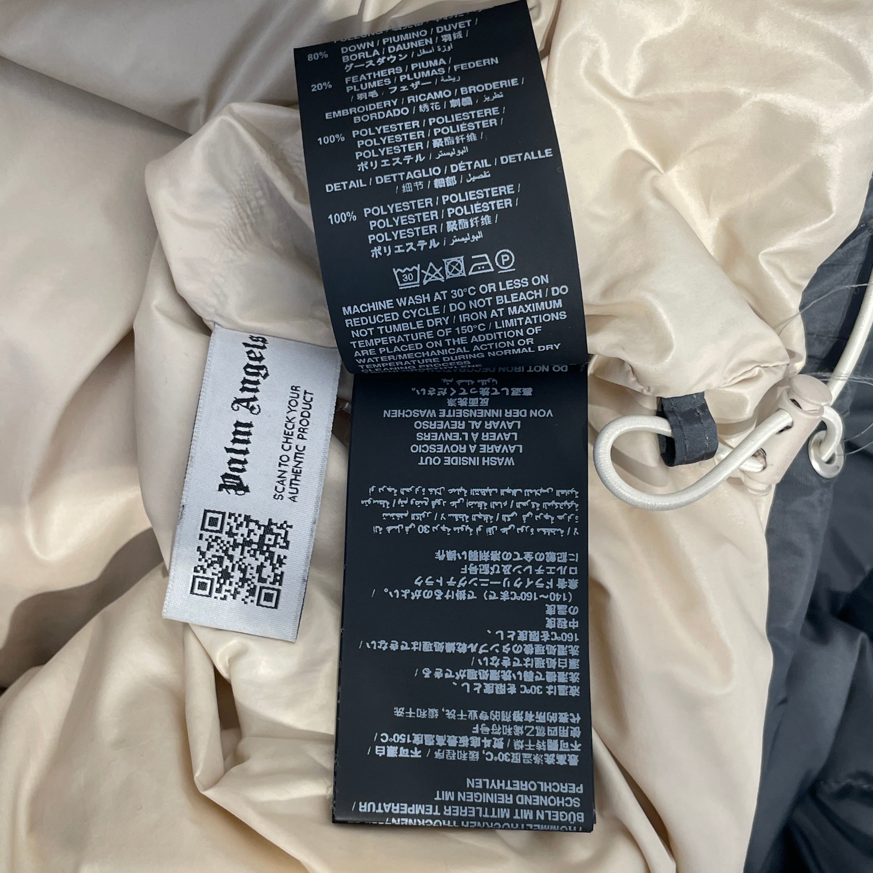 Palm Angels/Puffer Jkt/S/GRY/ view 5