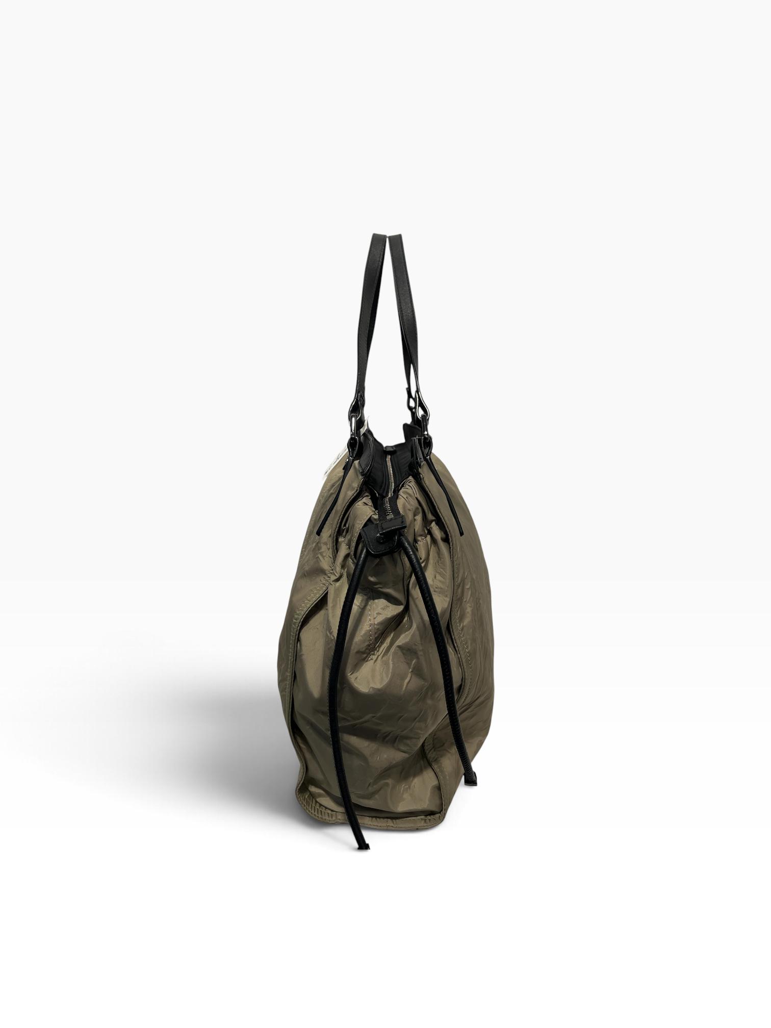 BURBERRY/Tote Bag/Nylon/KHK/Buckleigh view 3