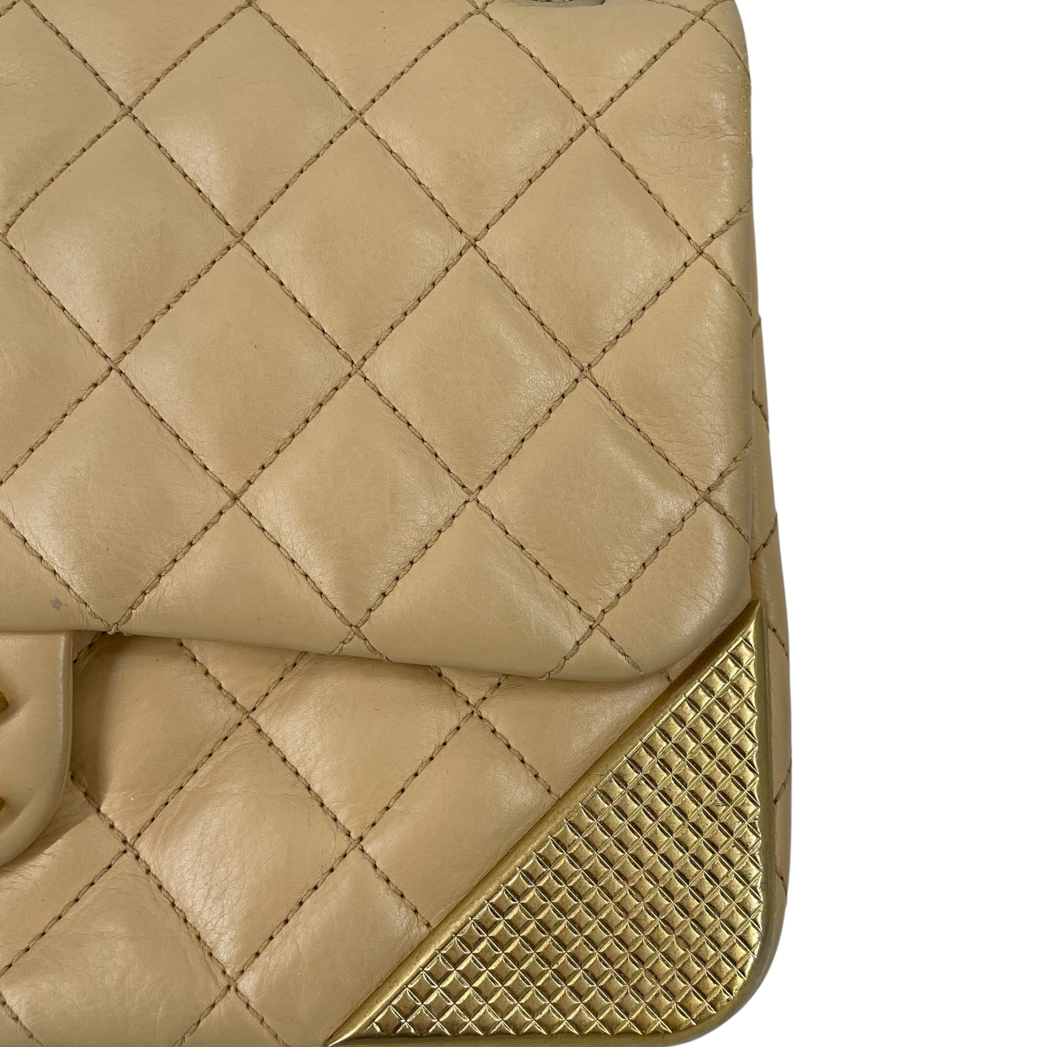CHANEL/Cross Body Bag/Leather/BEG/24279527 METAL CORNERS view 4