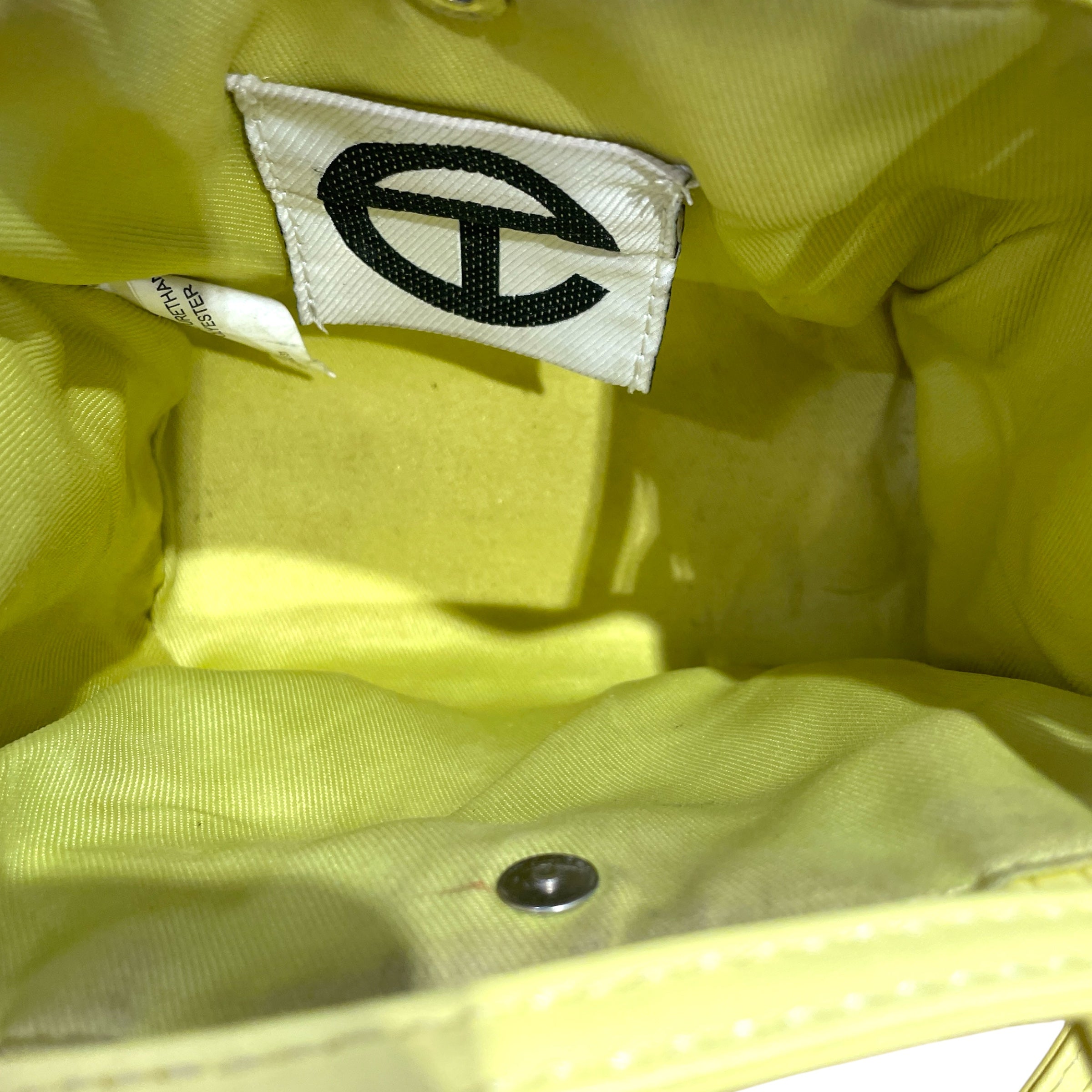Telfar/Clutch Bag/Leather/YEL/ view 4