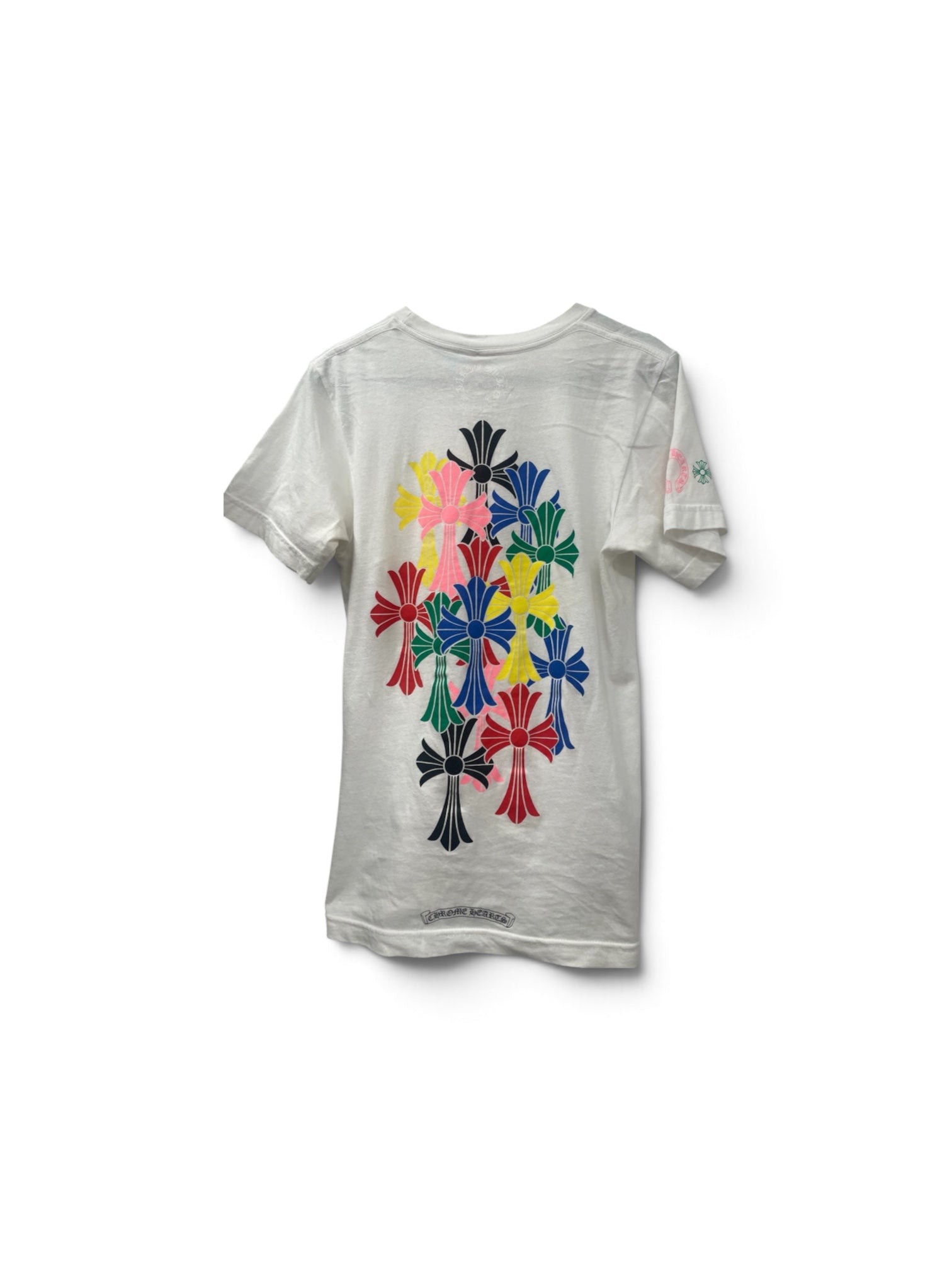 CHROME HEARTS/T-Shirt/XS/Cotton/WHT/Graphic/CEMETERY view 2