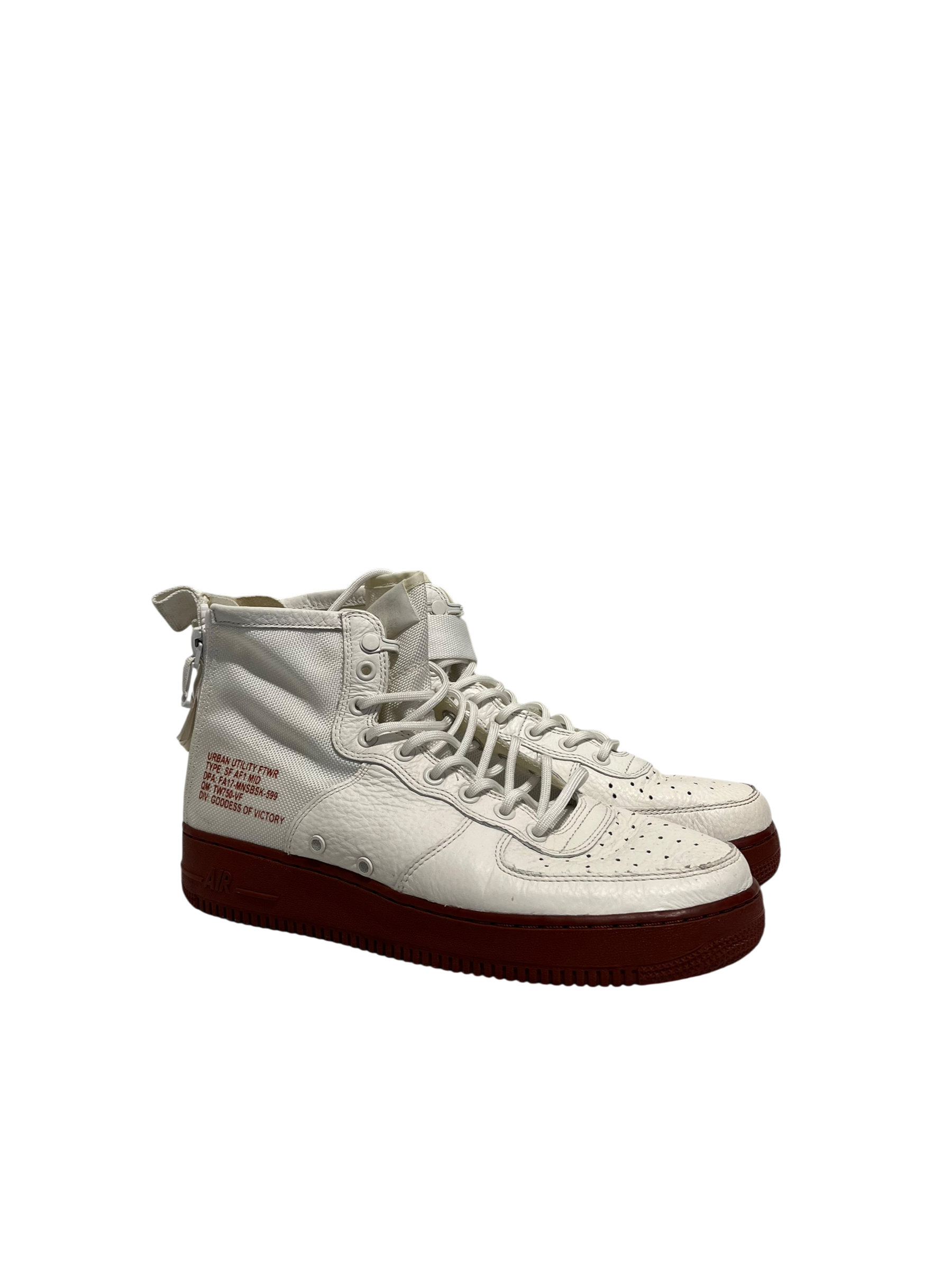 NIKE/SF AF1 MID/Hi-Sneakers/US 10/Polyester/WHT/917753-100 view 2