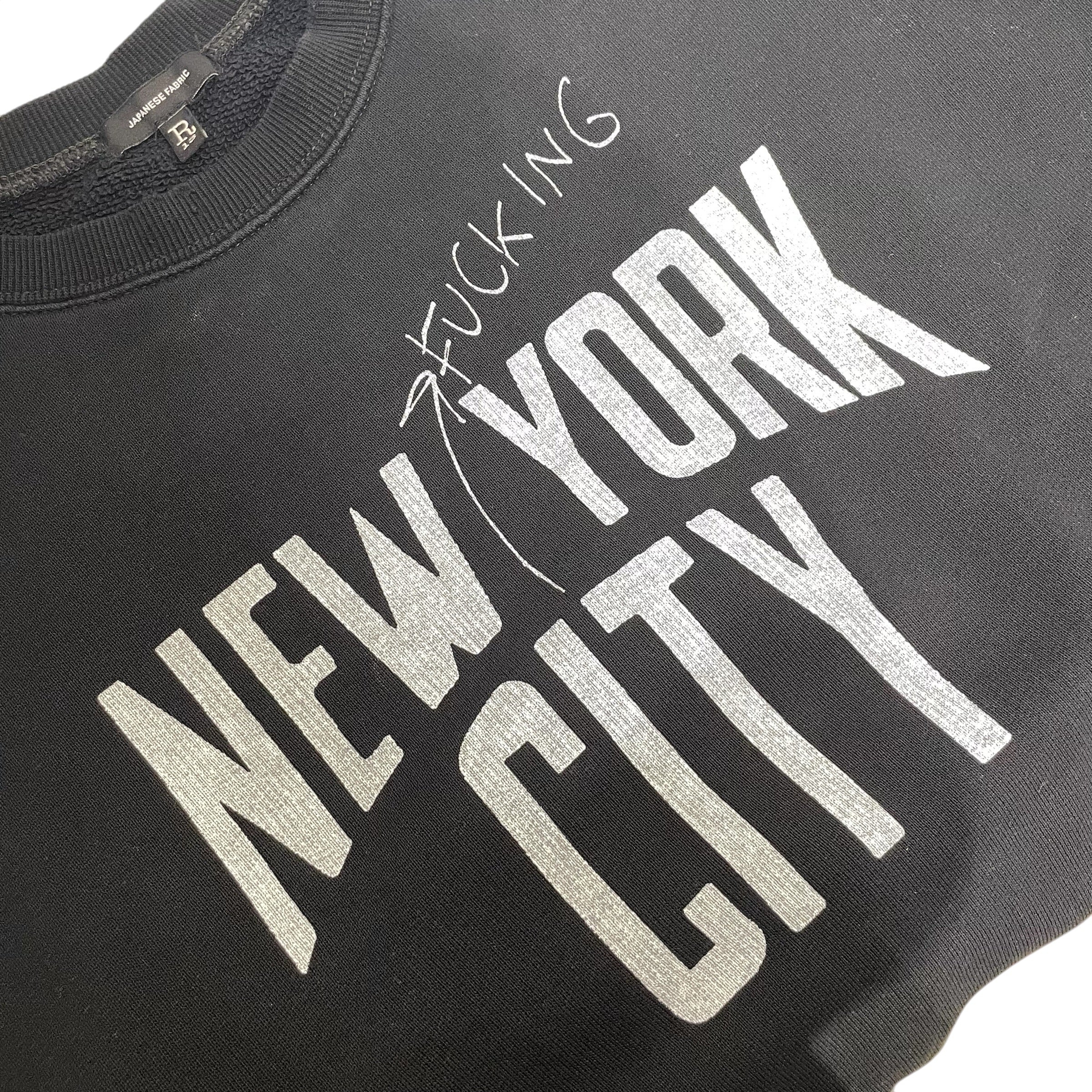R13/Sweatshirt/M/Graphic/Cotton/BLK/ view 3