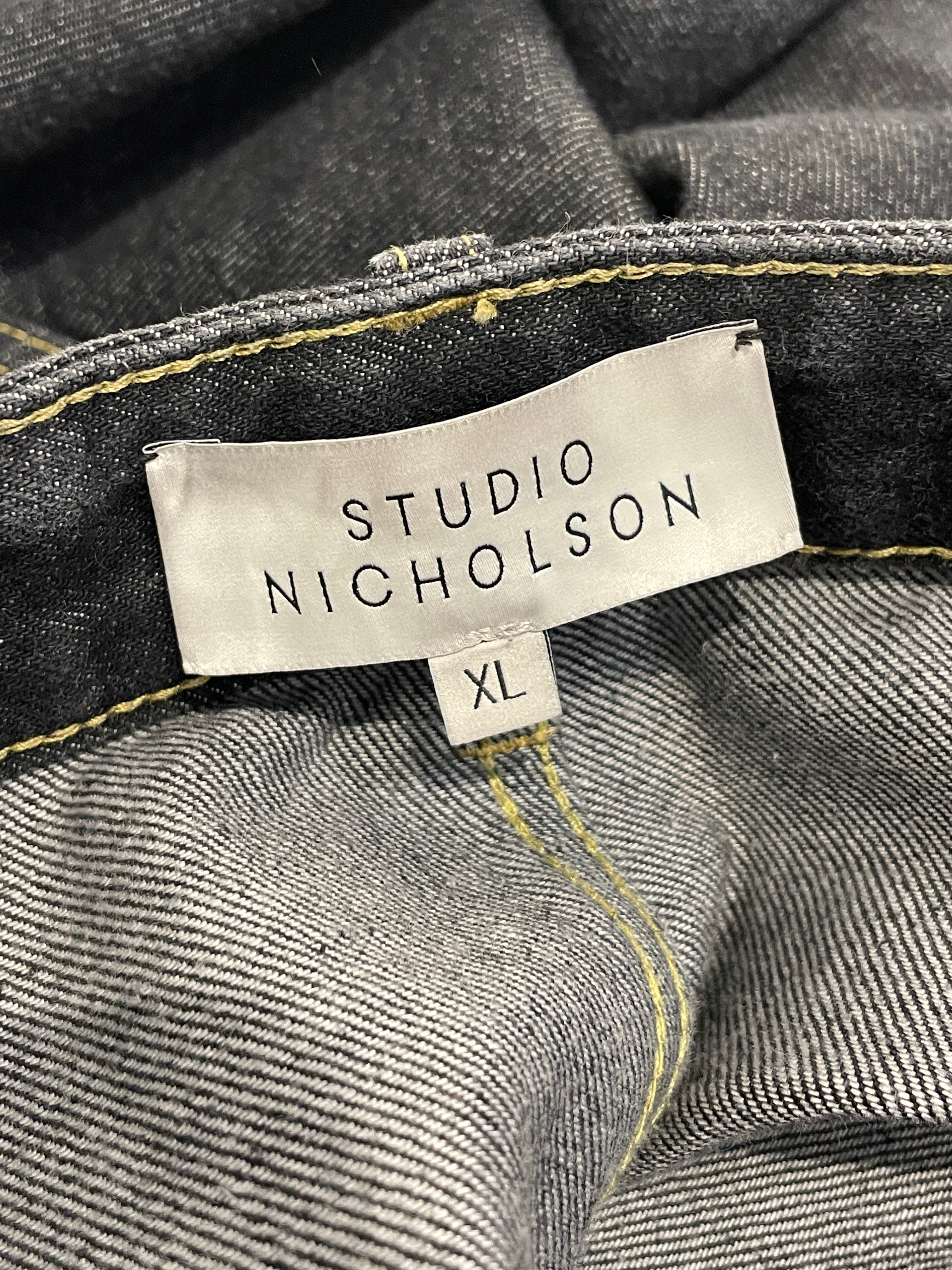 STUDIO NICHOLSON/Pants/XL/Cotton/NVY/ view 3