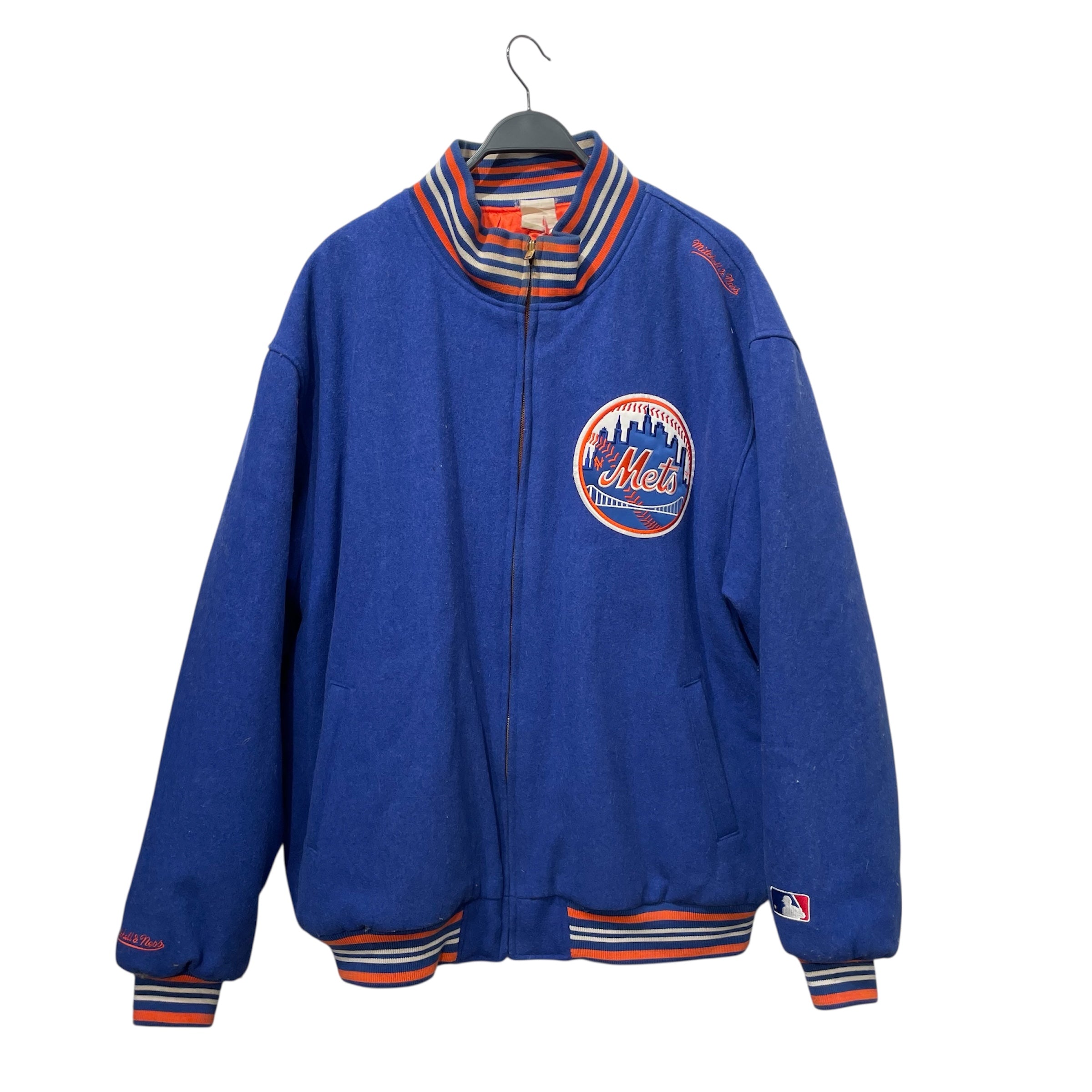 mitchell&ness/Vintage/Souvenir Jkt/XL/Wool/BLU/REVERSIBLE METS view 2