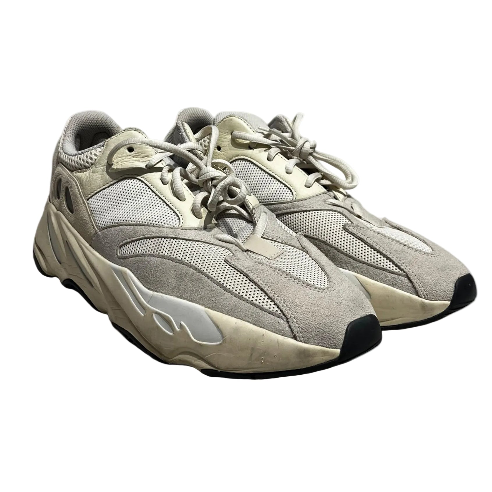 YEEZY/Low-Sneakers/US 12/Cotton/GRY/static view 1