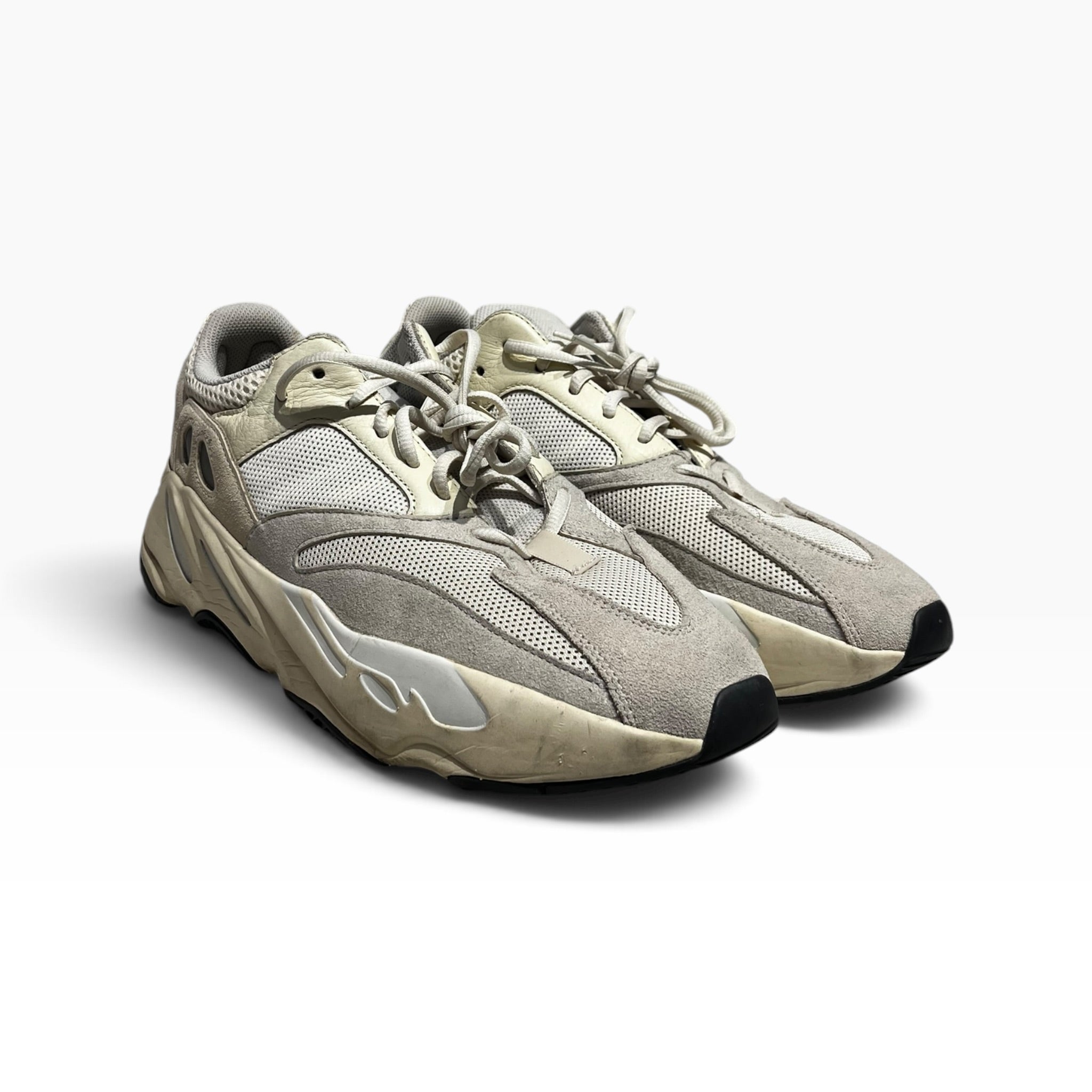 YEEZY/Low-Sneakers/US 12/Cotton/GRY/static view 1
