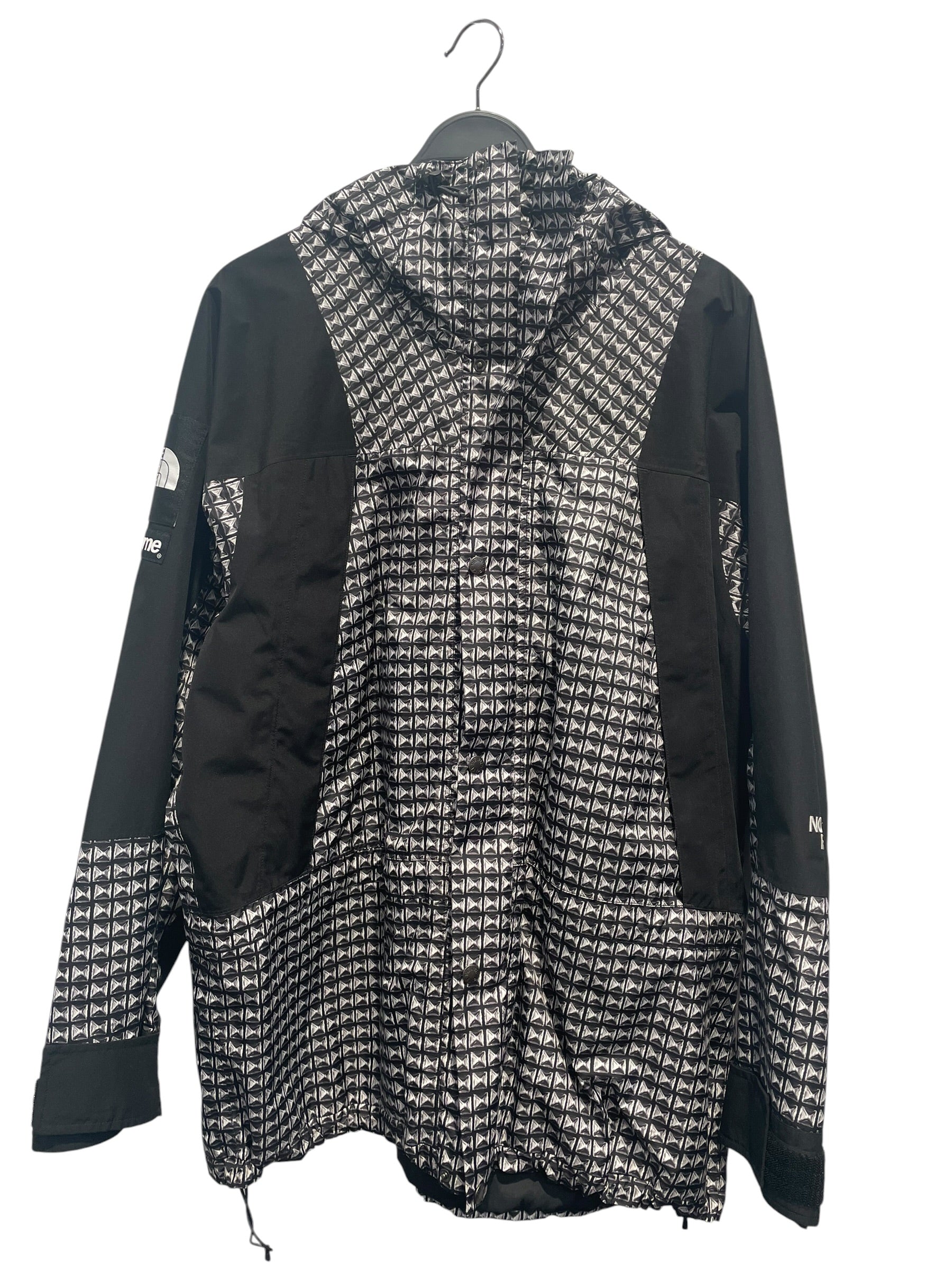 Supreme/Windbreaker/XL/Nylon/GRY/Single Breasted/All Over Print/NorthFace Studded view 1