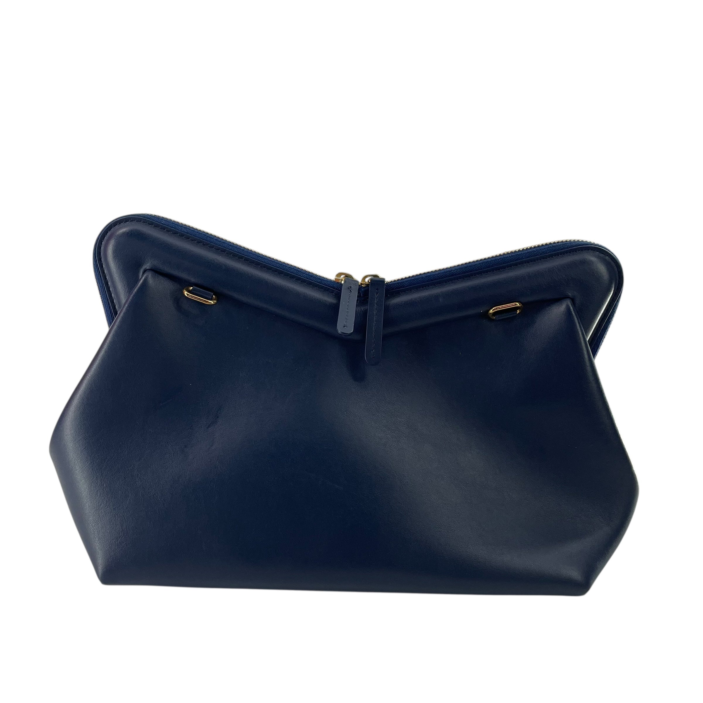 Mansur Gavriel/Clutch Bag/Leather/NVY/M BAG view 2