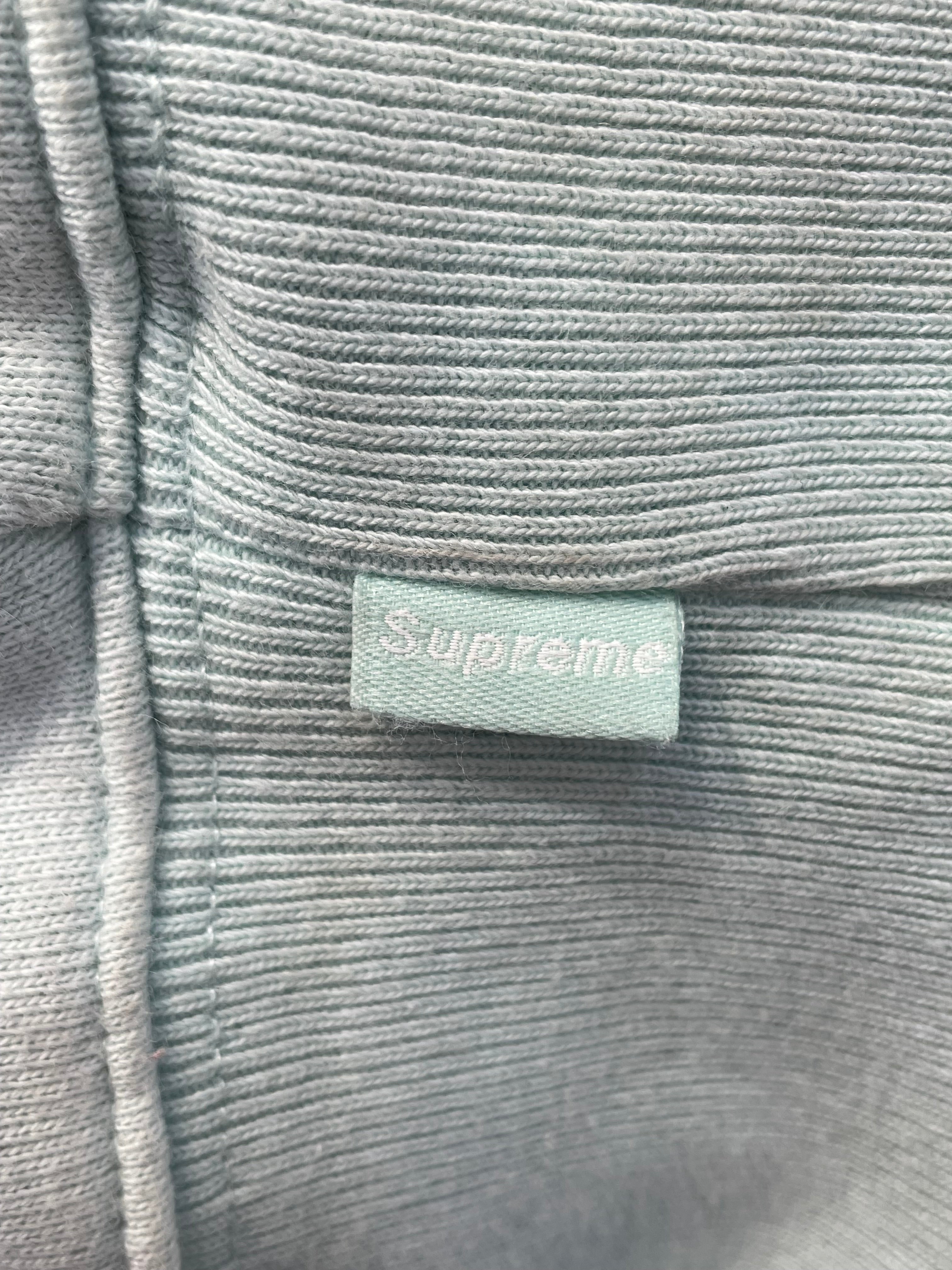 Supreme/Hoodie/M/Cotton/IDG/Ice Blue Blocked Hoodie view 4