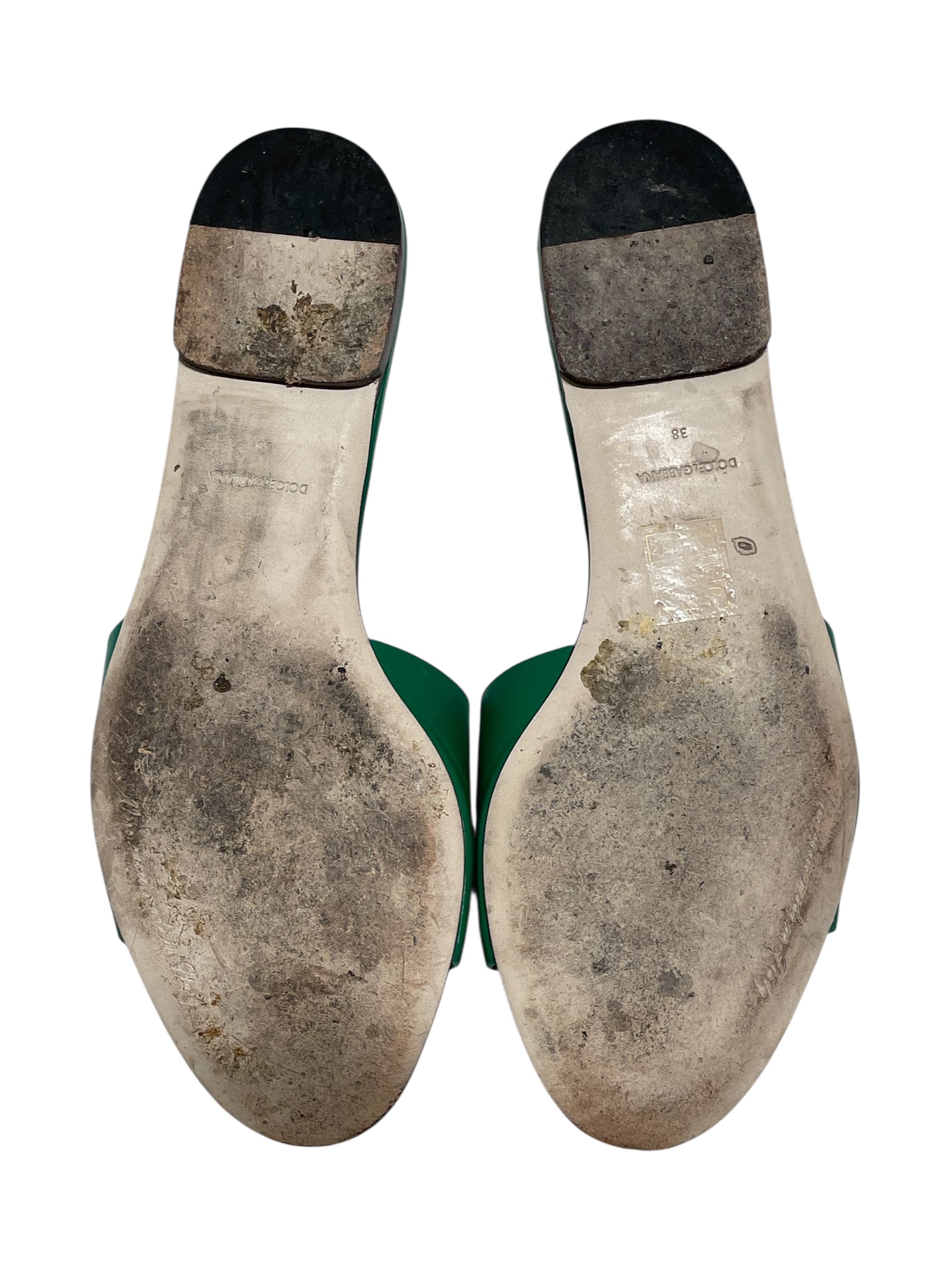 DOLCE&GABBANA/Sandals/EU 38/GRN/ view 4