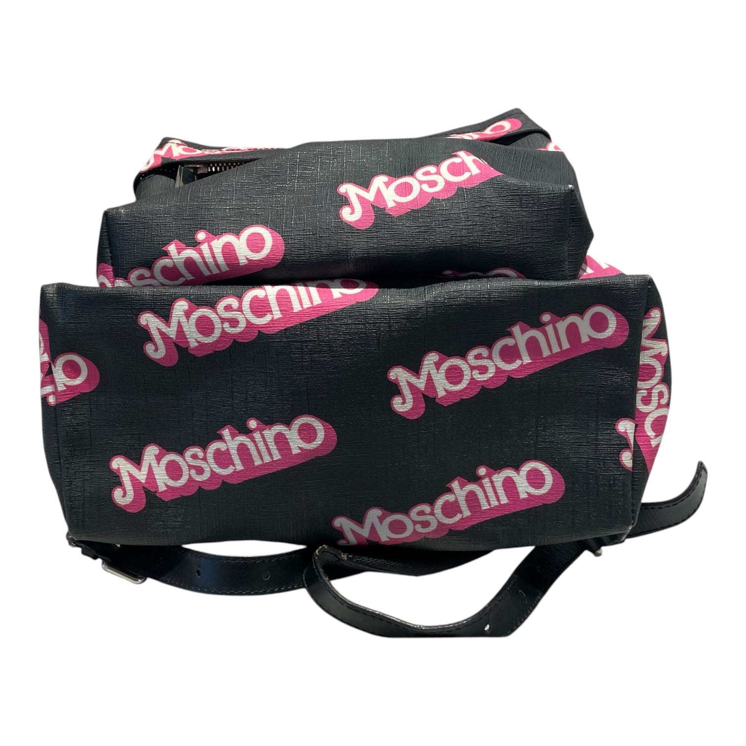 MOSCHINO/Backpack/Graphic/MLT/Pink and Black moschinoXBarbie view 3