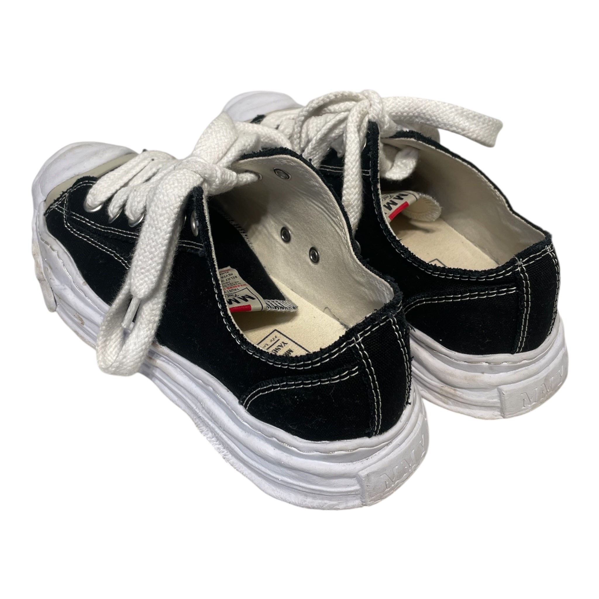 MIHARA YASUHIRO/Low-Sneakers/EU 43/Cotton/BLK/blake view 2