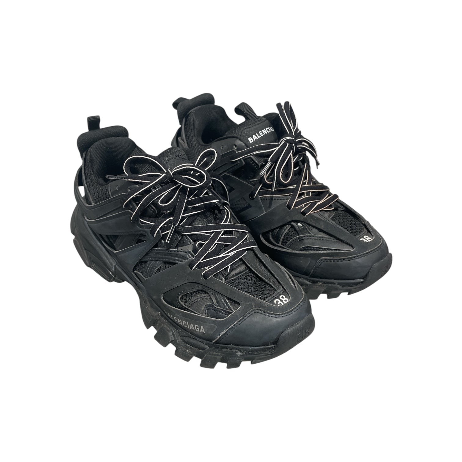 BALENCIAGA/Low-Sneakers/EU 38/Cotton/BLK/