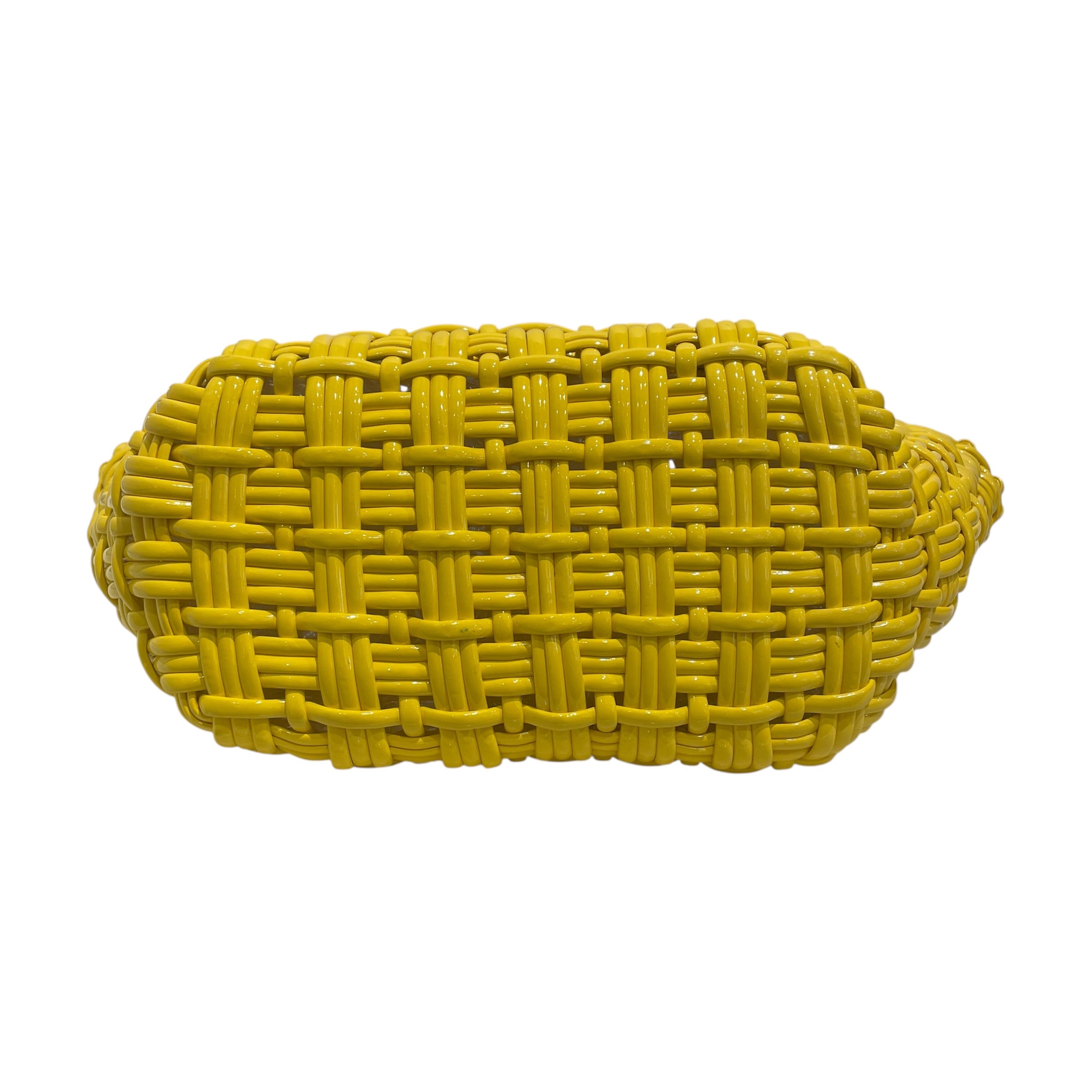 BALENCIAGA/Basket Bag/YEL/Bistro XS Basket bag tote view 3