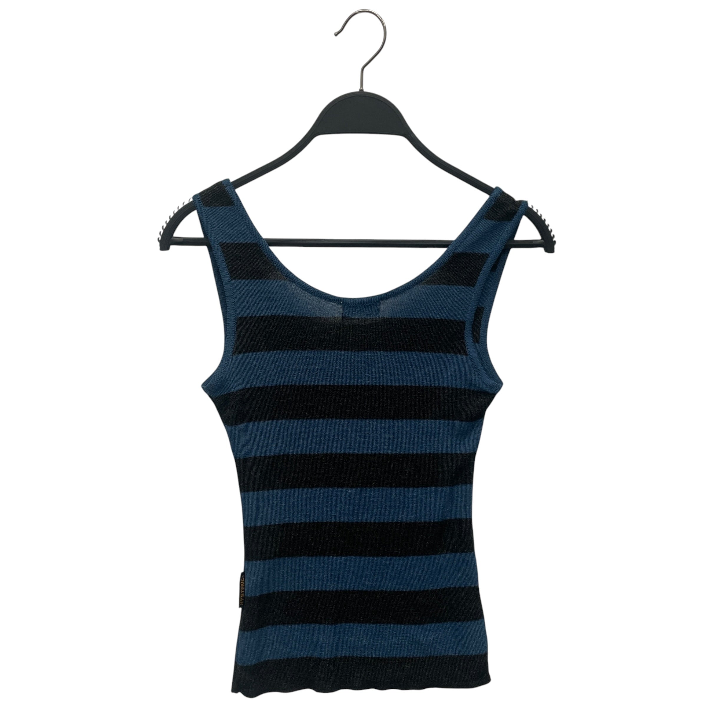 HYSTERIC/SL Cut & Sew/Stripe/Polyester/NVY/deviant view 2