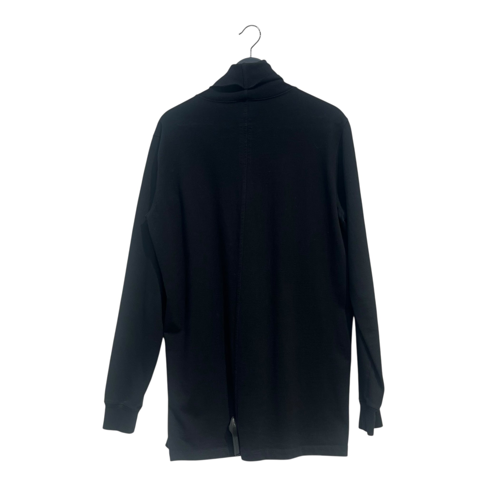 Rick Owens/LS T-Shirt/L/Cotton/BLK/Turtle Neck/ view 2