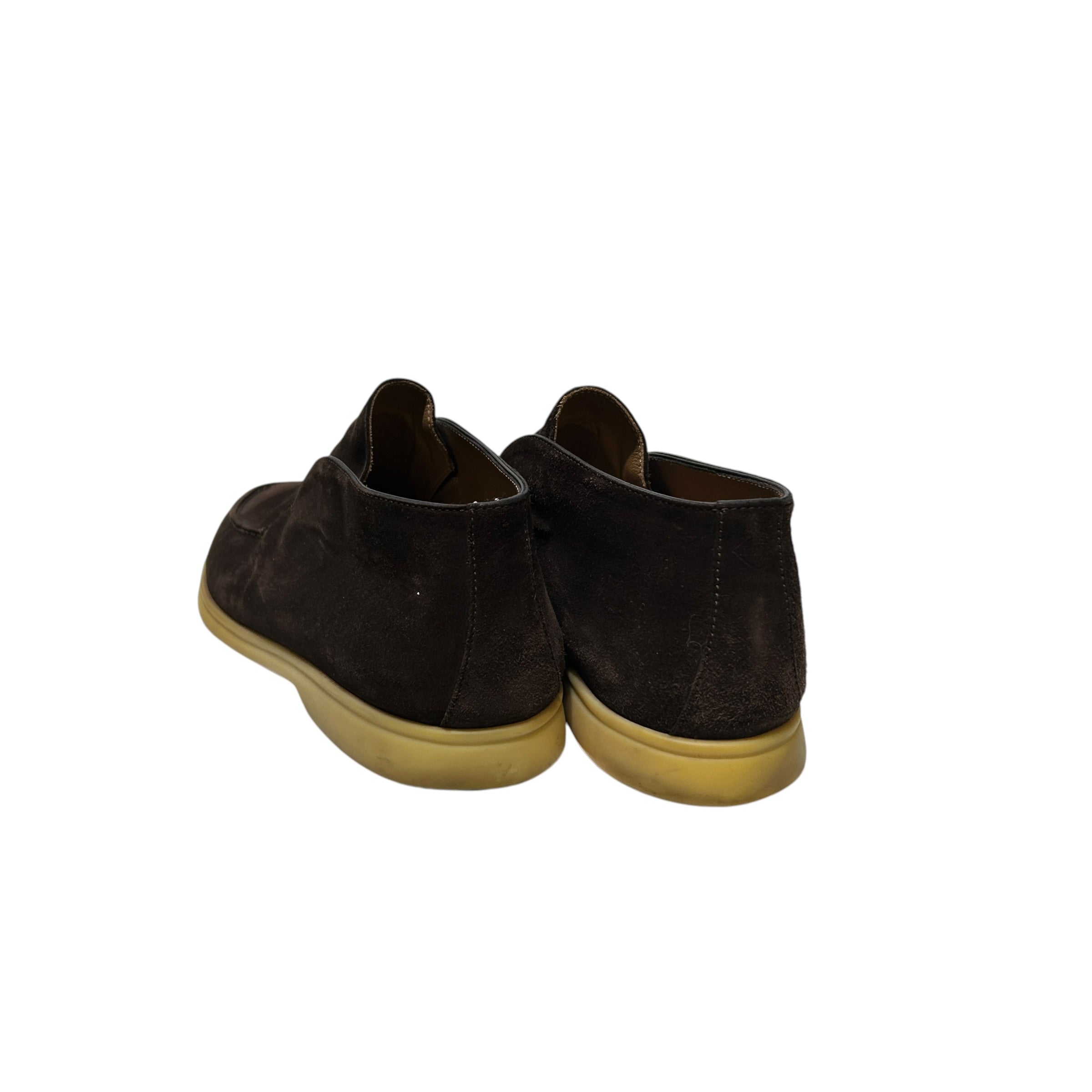 Loro Piana/Dress Shoes/EU 42/Suede/BRW/open walk view 2