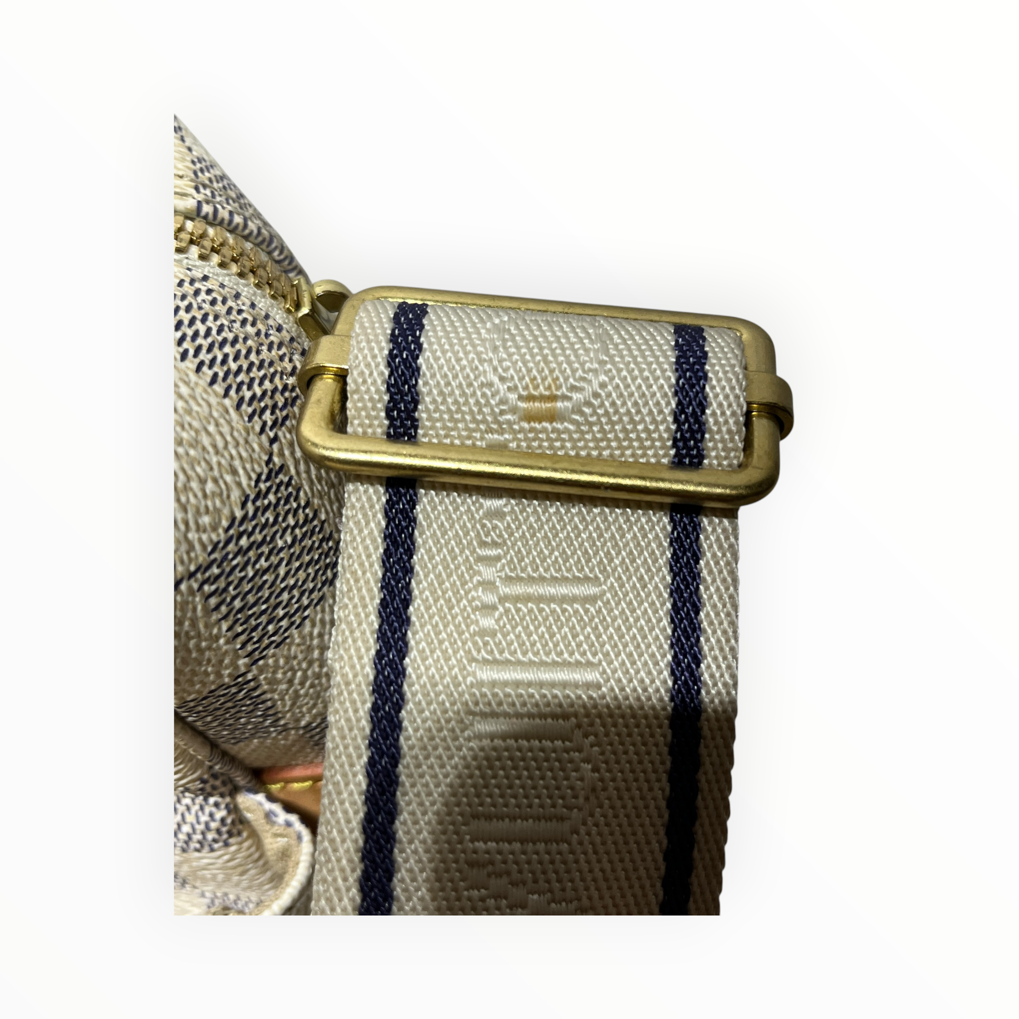LOUIS VUITTON/Cross Body Bag/Monogram/Leather/WHT/Damier Azur Naviglio view 5